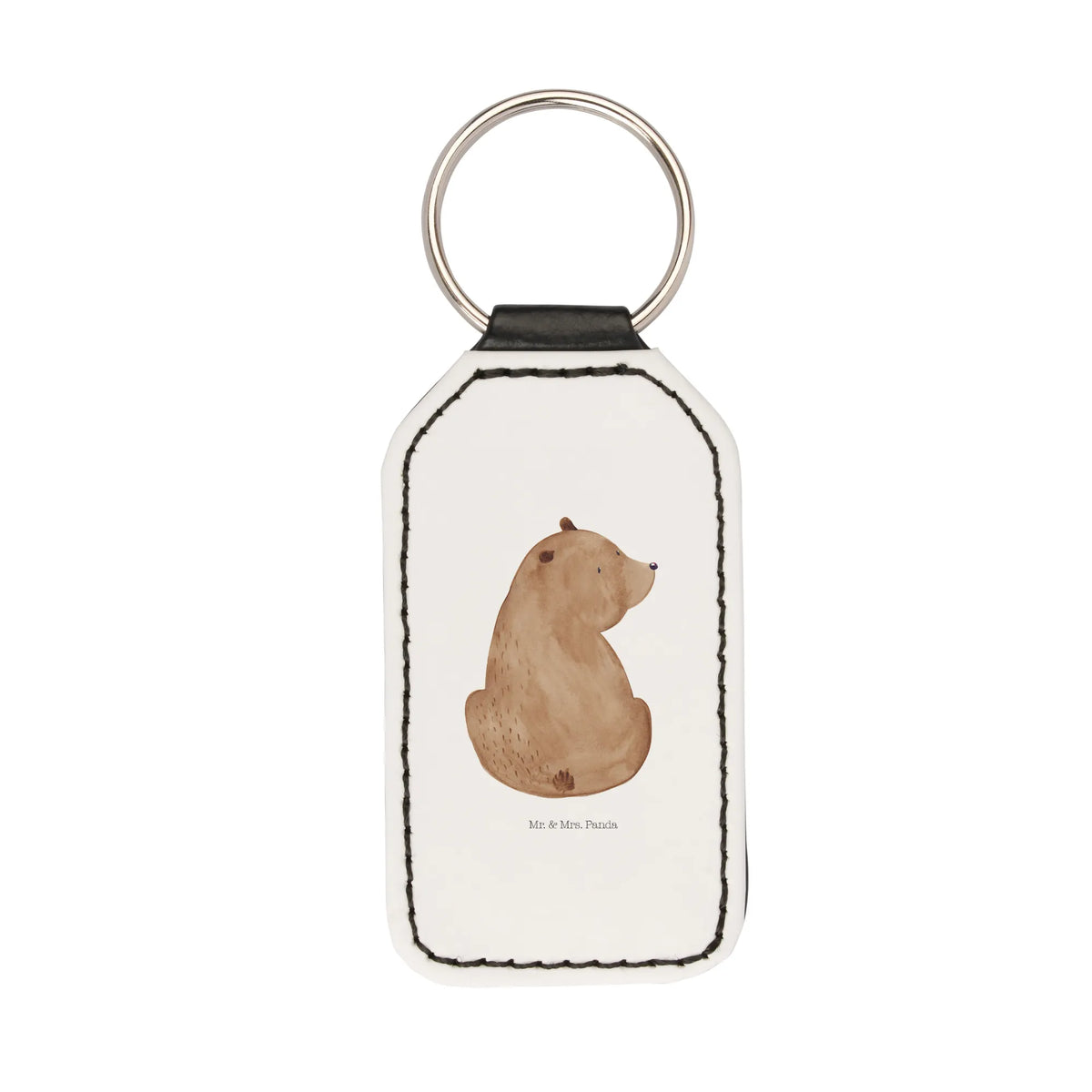 Rectangular key ring bear shoulder look bag pendant, keychain, key ring, lucky charm, pendant, bear, teddy, teddy bear, cuddly toy, wisdom, bears, motivation, world view, bear love, self-esteem