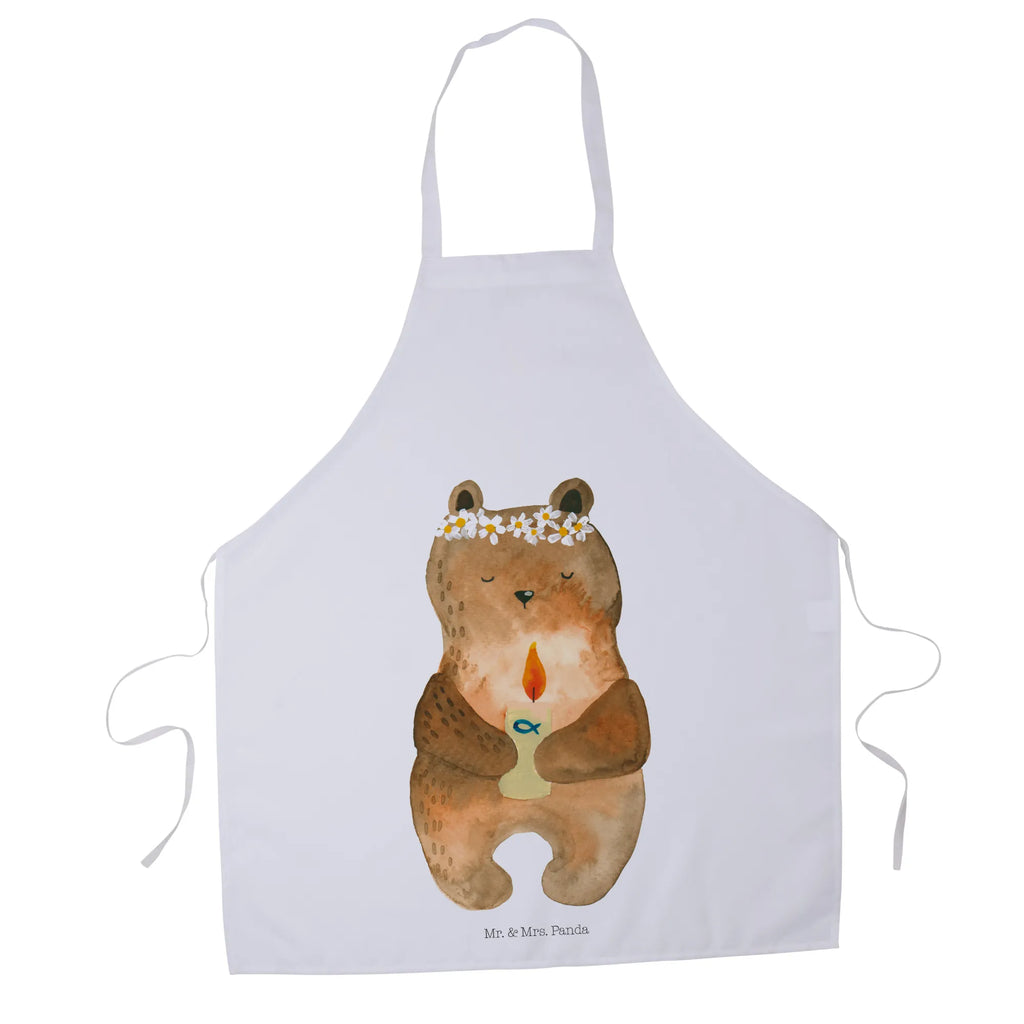 Apron bear communion baking apron, baking, apron, grill apron, cooking apron, kitchen apron, Cooking, bear, teddy, teddy bear, cuddly toy, God's blessing, catholic, baptismal candle, communion