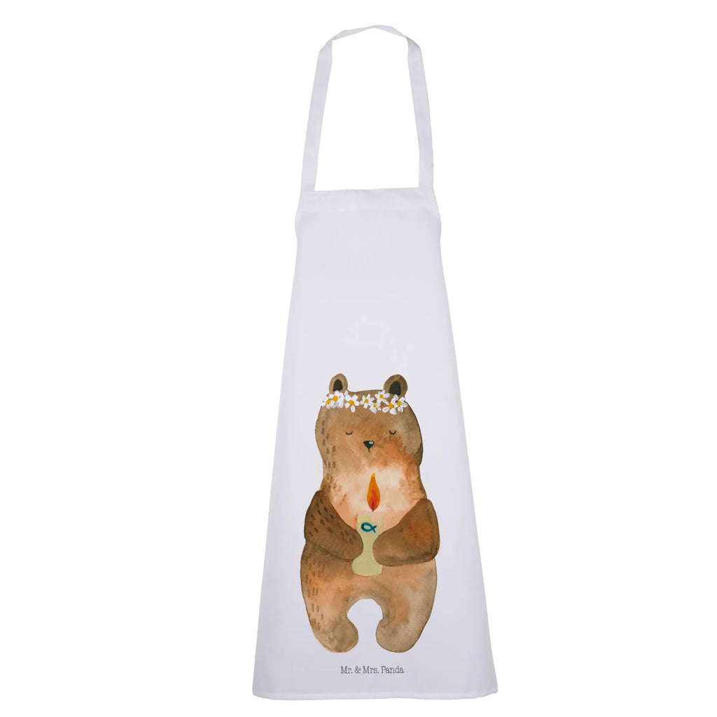 Apron bear communion baking apron, baking, apron, grill apron, cooking apron, kitchen apron, Cooking, bear, teddy, teddy bear, cuddly toy, God's blessing, catholic, baptismal candle, communion