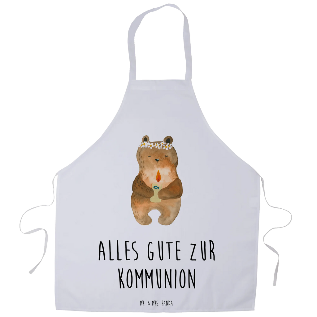 Apron bear communion baking apron, baking, apron, grill apron, cooking apron, kitchen apron, Cooking, bear, teddy, teddy bear, cuddly toy, God's blessing, catholic, baptismal candle, communion