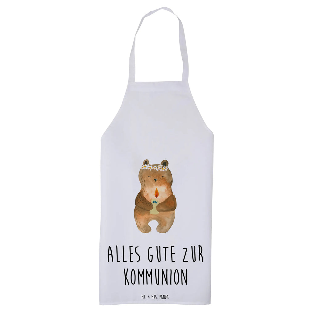 Apron bear communion baking apron, baking, apron, grill apron, cooking apron, kitchen apron, Cooking, bear, teddy, teddy bear, cuddly toy, God's blessing, catholic, baptismal candle, communion