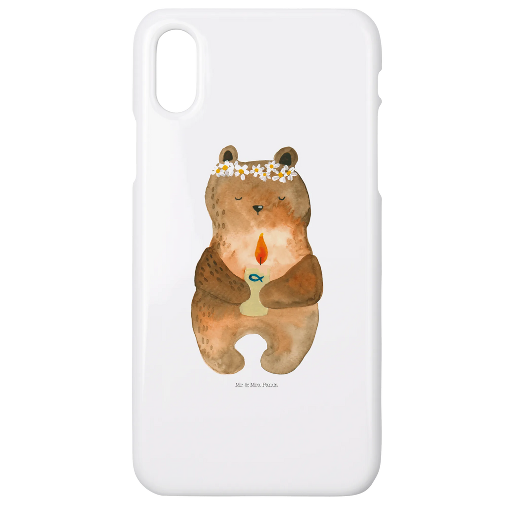 Phone case bear communion Iphone X, Handyhülle, Cover, Iphone 10, Handy, Handycover, Hülle, Handy Case, Bär, Teddy, Teddybär, Gottes Segen, Katholisch, Kommunion, Taufkerze