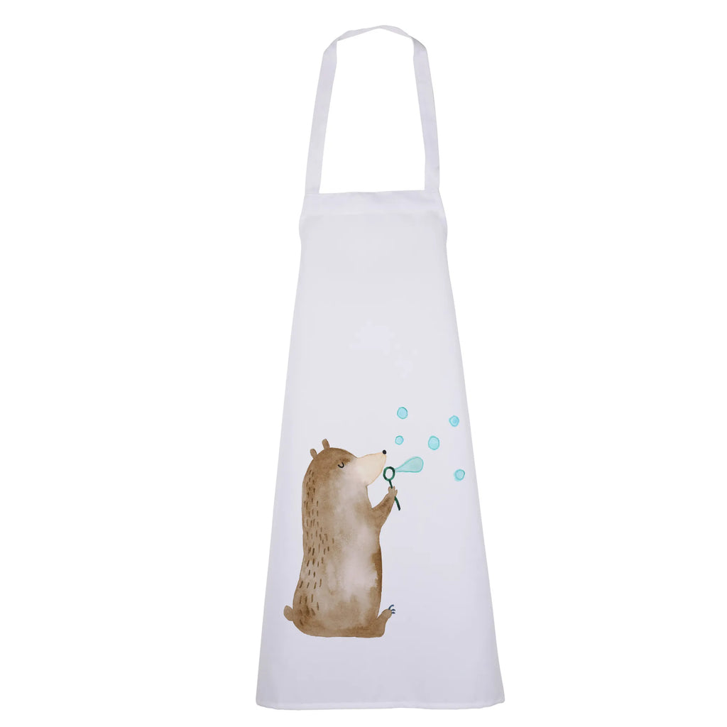 Apron bear soap bubbles kitchen apron, apron, baking, grill apron, baking apron, cooking apron, Cooking, bear, teddy, teddy bear, cuddly toy, Soap Bubbles Bear Funny Being Happy Sad Happy
