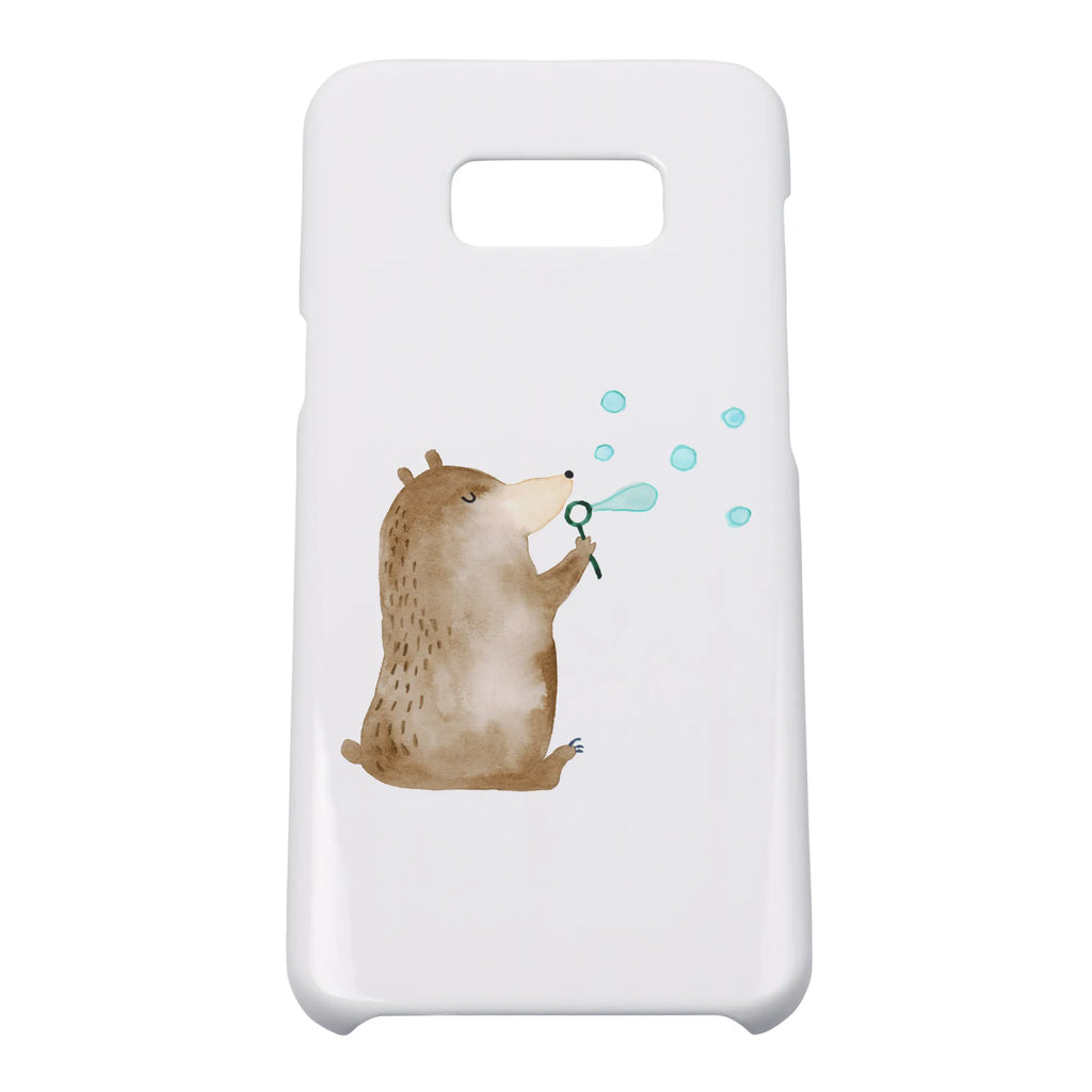 Handyhülle Bär Seifenblasen Handycover, Iphone 10, Handy Case, Handy, Iphone X, Hülle, Handyhülle, Cover, Bär, Teddy, Teddybär, Seifenblasen Bär Lustig Sein Glücklich Traurig Happy