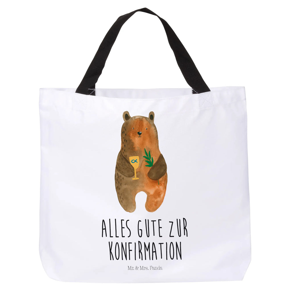 Shopper Konfirmation-Bär Einkaufsbeutel, Schulbeutel, Einkaufstasche, Beutel, Tasche, Shopper, Strandtasche, Tragebeutel, Freizeittasche, Alltagstasche, Schultasche, Bär, Teddy, Teddybär, Konfirmation, Gottesdienst, Kirche, evangelisch