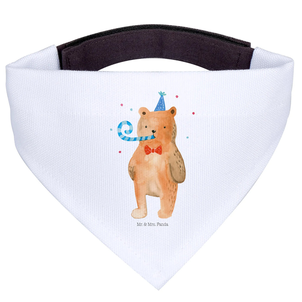 Chusta na szyję dla psa L Niedźwiedź urodziny Hundehalstuch, Hunde, Tuch, Halstuch, Mittelgroße Hunde, Mittel, Teddybär, Teddy, Bär, Alles Gute, Geburtstag, Happy Birthday, Glückwunsch