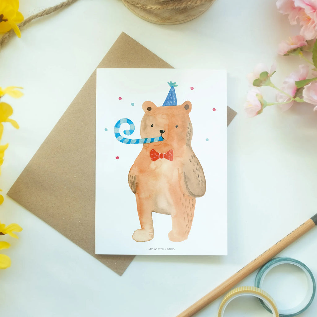 Greetings card bear Birthday jubiläumskarte, neujahrskarte, Grußkarte, valentinstagskarte, spruchkarte, Glückwunschkarte, Grußkarten, genesungskarte, weihnachtskarten, firmungskarte, vatertagskarte, dankeskarten, glückwunschkarten, osterkarten, Beileidskarte, einladungskarten, Klappkarte, Motivkarte, babykarte, kommunionskarte, osterkarte, hochzeitskarten, abiturkarte, Teddy, Bär, Teddybär, Glückwunsch, Alles Gute, Happy Birthday, Geburtstag