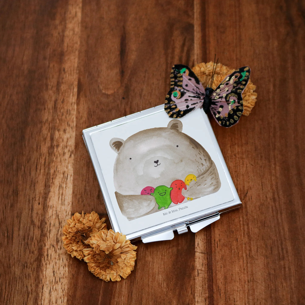 Handbag mirror bear Feeling Quadratischer Handspiegel, Vintage Kompaktspiegel, Spiegel Für Handtasche, Silber, Taschenspiegel, Tragbarer Spiegel, Handtaschenspiegel, Klappbarer Handspiegel, Handspiegel Geschenkidee, Taschen-Kosmetikspiegel, Kompaktspiegel, Spiegel Für Make-Up Tasche, Reise Spiegel, Schminkspiegel To Go, Runder Taschenspiegel, Schminkspiegel Kompakt, Deko Handspiegel, Handspiegel Zum Mitnehmen, Handspiegel Mit Hülle, Mini Spiegel, Design Taschenspiegel, Klappbarer Taschenspiegel, Handspiegel Für Damen, Klappspiegel, Kosmetikspiegel Klein, Spiegel Für Unterwegs, Spiegel Für Schminktasche, Teddy, Bär, Teddybär, Durchgedreht, Wahnsinn, Verrückt
