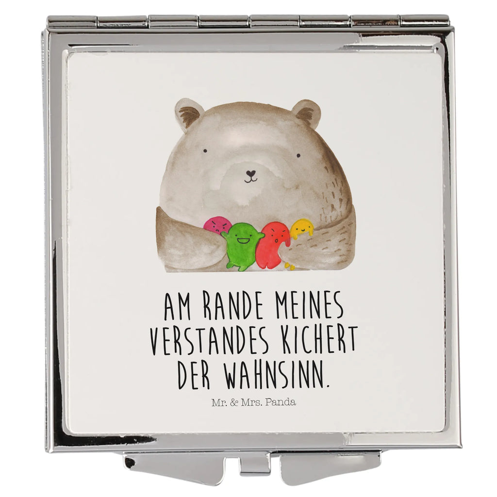 Handbag mirror bear Feeling Quadratischer Handspiegel, Vintage Kompaktspiegel, Spiegel Für Handtasche, Silber, Taschenspiegel, Tragbarer Spiegel, Handtaschenspiegel, Klappbarer Handspiegel, Handspiegel Geschenkidee, Taschen-Kosmetikspiegel, Kompaktspiegel, Spiegel Für Make-Up Tasche, Reise Spiegel, Schminkspiegel To Go, Runder Taschenspiegel, Schminkspiegel Kompakt, Deko Handspiegel, Handspiegel Zum Mitnehmen, Handspiegel Mit Hülle, Mini Spiegel, Design Taschenspiegel, Klappbarer Taschenspiegel, Handspiegel Für Damen, Klappspiegel, Kosmetikspiegel Klein, Spiegel Für Unterwegs, Spiegel Für Schminktasche, Teddy, Bär, Teddybär, Durchgedreht, Wahnsinn, Verrückt