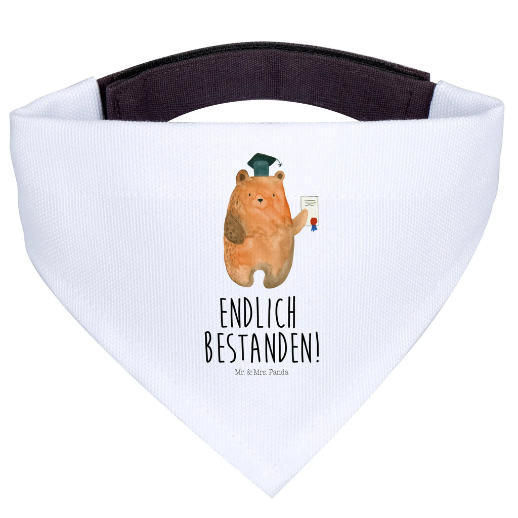 Dog neckerchief bear Test Tuch, Mittel, Halstuch, Hunde, Mittelgroße Hunde, Hundehalstuch, Teddybär, Teddy, Bär, Abschlusszeugnis, Prüfung Bestanden, Zeugnis, Abschluss, Abitur, Prüfungen
