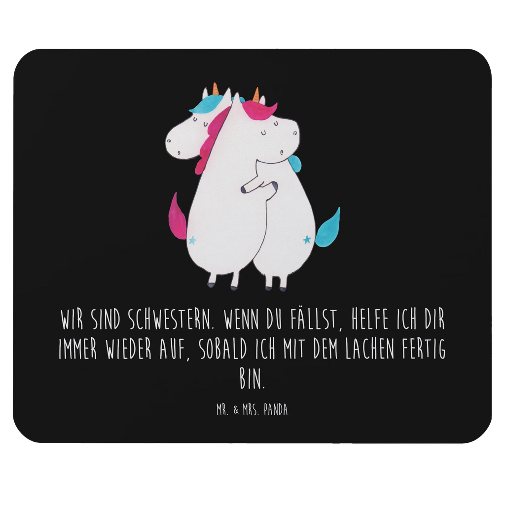 Mouse mat unicorns Embrace Gift, fun, saying, Office, Mouse Pad, mousepad, Mouse, Motif, Print, PC, Pad, Work, Study, Student, unicorn, unicorns, Girlfriends, Siblings, Unicorn, Unicorns, Love, Sister, Sisters, BFF, Family