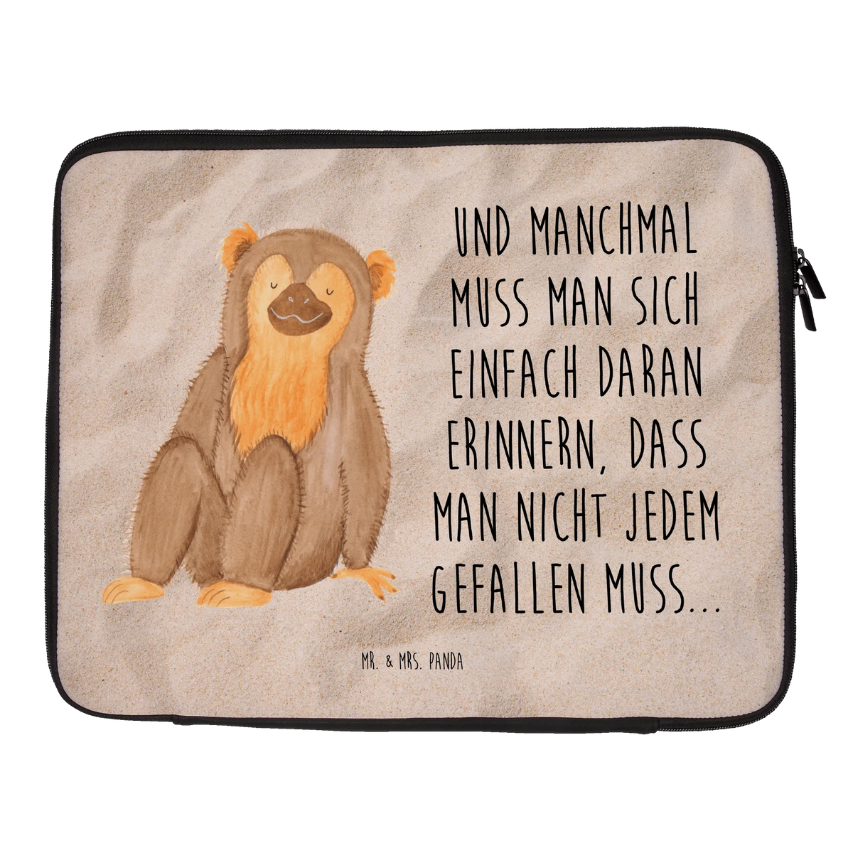 Notebook Tasche Affe