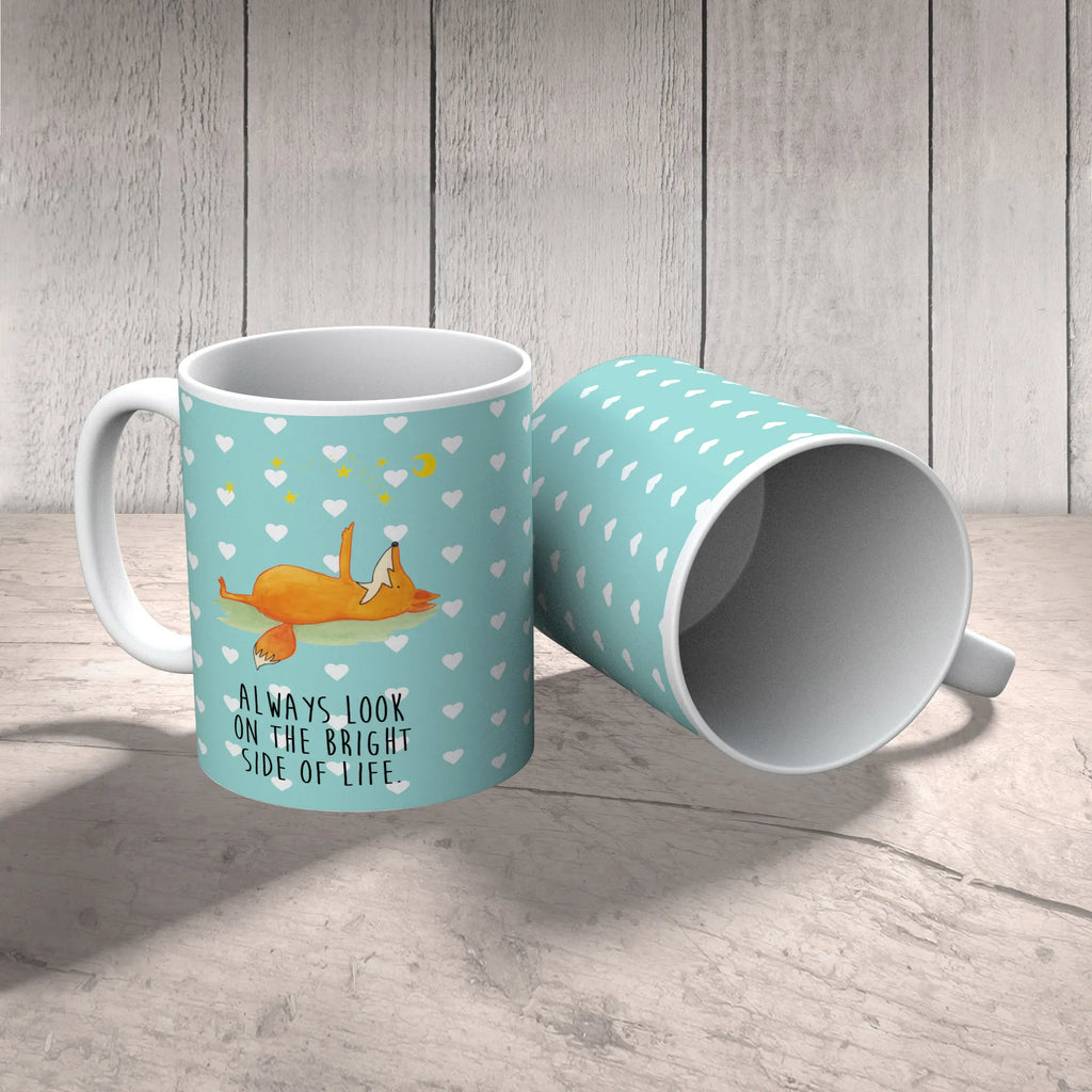 Mug Fox Stars Tasse, Kaffeetasse, Teetasse, Becher, Kaffeebecher, Teebecher, Keramiktasse, Porzellantasse, Büro Tasse, Geschenk Tasse, Tasse Sprüche, Tasse Motive, Kaffeetassen, Tasse bedrucken, Designer Tasse, Cappuccino Tassen, Schöne Teetassen, Fuchs, Füchse, tröstende Worte, Spruch positiv, Spruch schön, Romantik, Always Look on the Bright Side of Life