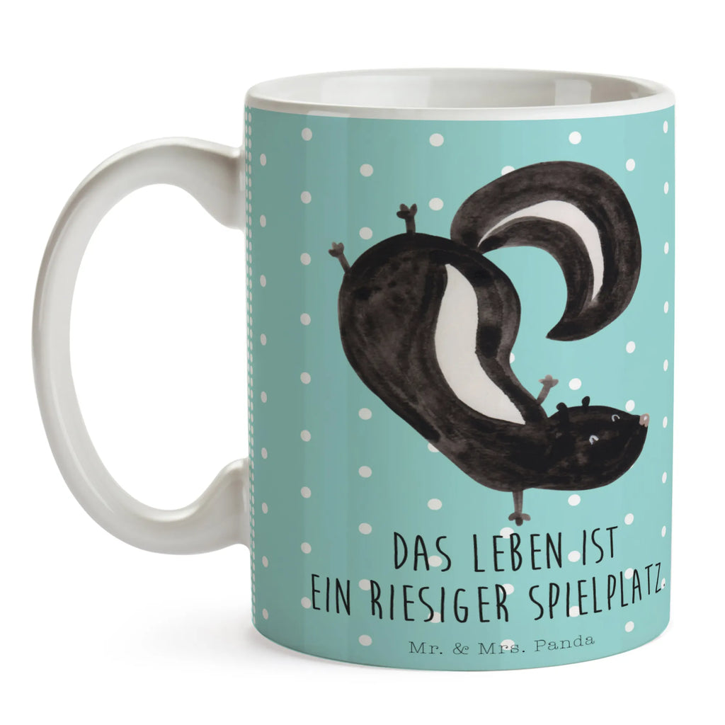 Mug skunk handstand gift mug, porcelain mug, custom mug, ceramic mug, mug, personalized mug, tea mug, coffee mug, latte mug, office mug, novelty mug, mug with quotes, mug with designs, Skunk, child, wild animal, skunk, predator, playful, stink, playground