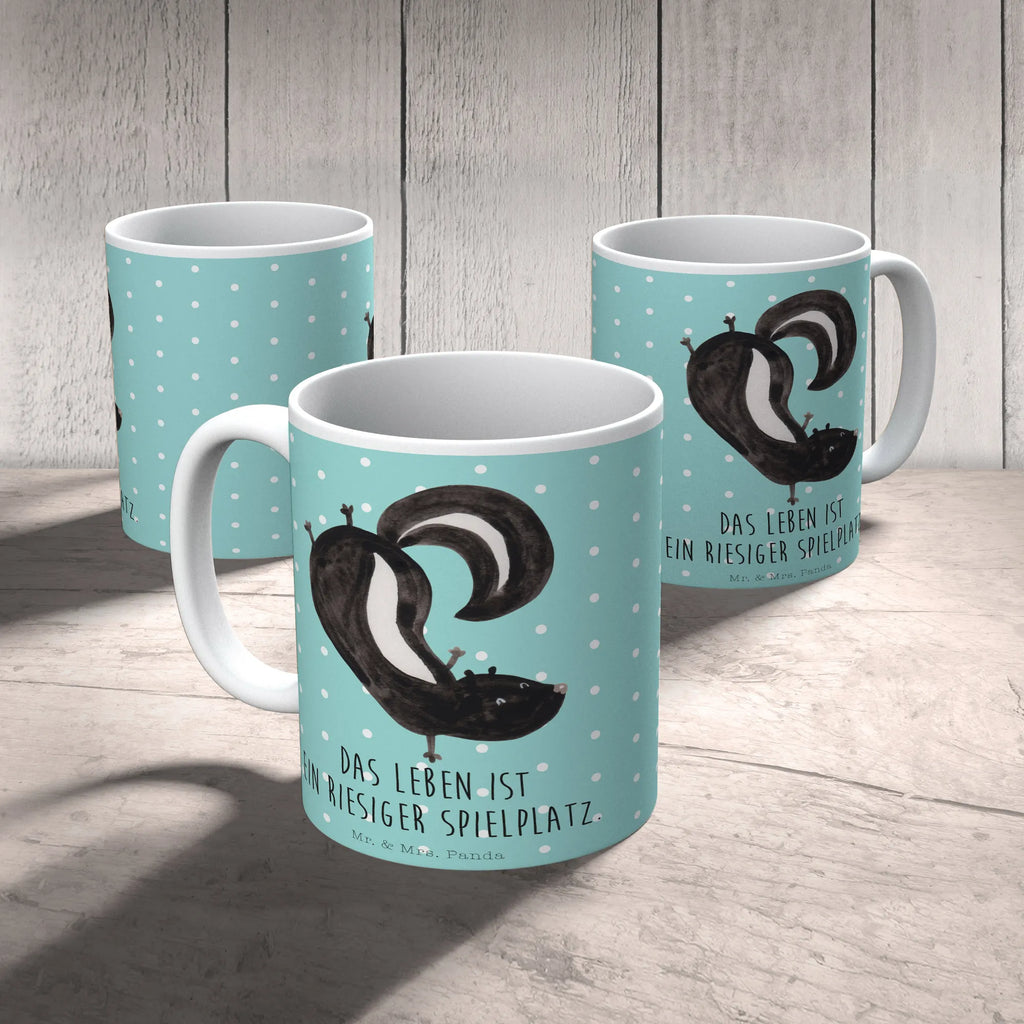 Mug skunk handstand gift mug, porcelain mug, custom mug, ceramic mug, mug, personalized mug, tea mug, coffee mug, latte mug, office mug, novelty mug, mug with quotes, mug with designs, Skunk, child, wild animal, skunk, predator, playful, stink, playground