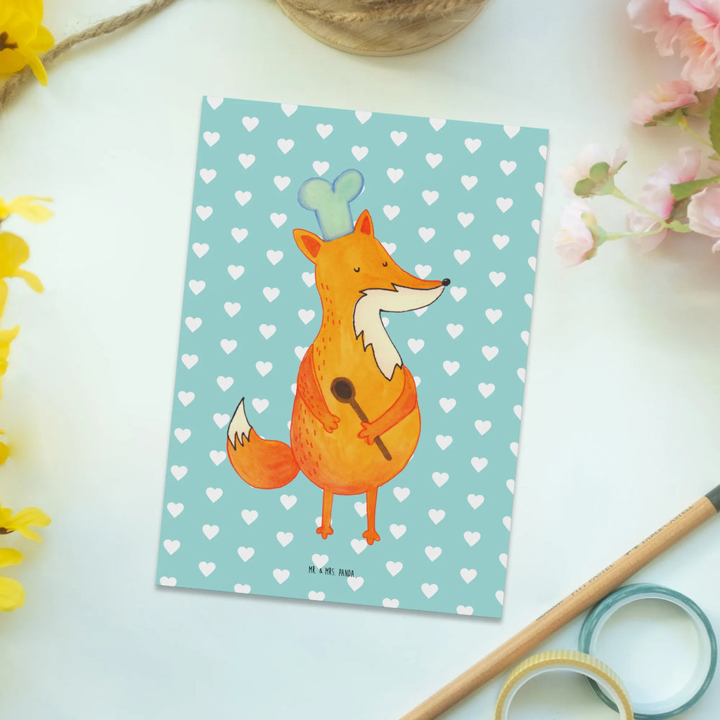 Postkarte Fuchs Koch Karte, Ansichtskarten, Grußkarte, Geburtstagskarte, Einladung Geburtstag, Geschenkkarte, Postkarte, Einladungskarten Geburtstag, Einladung, Einladungskarte, Ansichtskarte, Dankeskarte, Fuchs, Füchse, Koch Geschenk, Spruch lustig, Party Spruch, Küche Spruch, witzig, Köche, Küche Deko, Bäcker