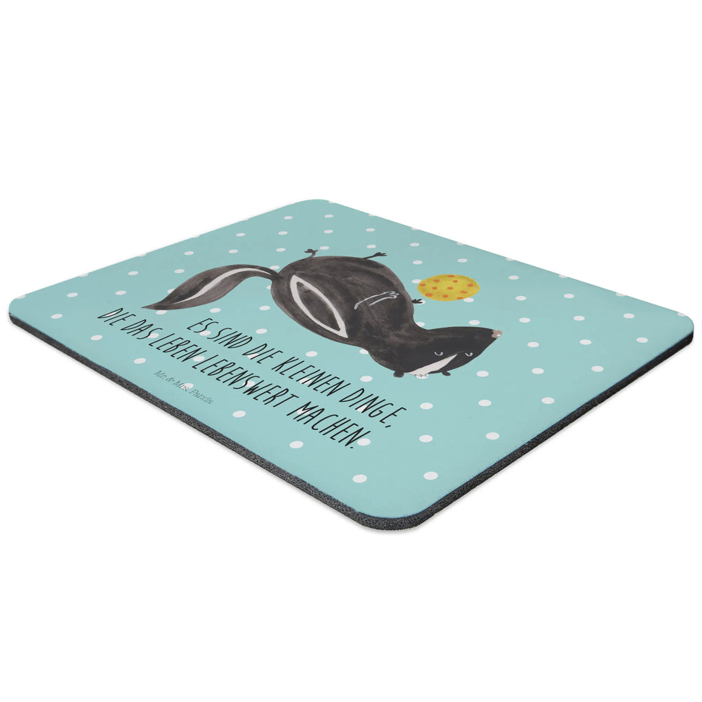 Mouse mat skunk ball Designer Mauspad, Mauspad Büro, Computer zubehör, Arbeitszimmer, Büroausstattung, Einzigartiges Mauspad, Mousepad, Mauspad, PC Zubehör, Mausunterlage, Stinktier, Skunk, Wildtier, verspielt, Stinki, Stinker, Raubtier, Weisheit