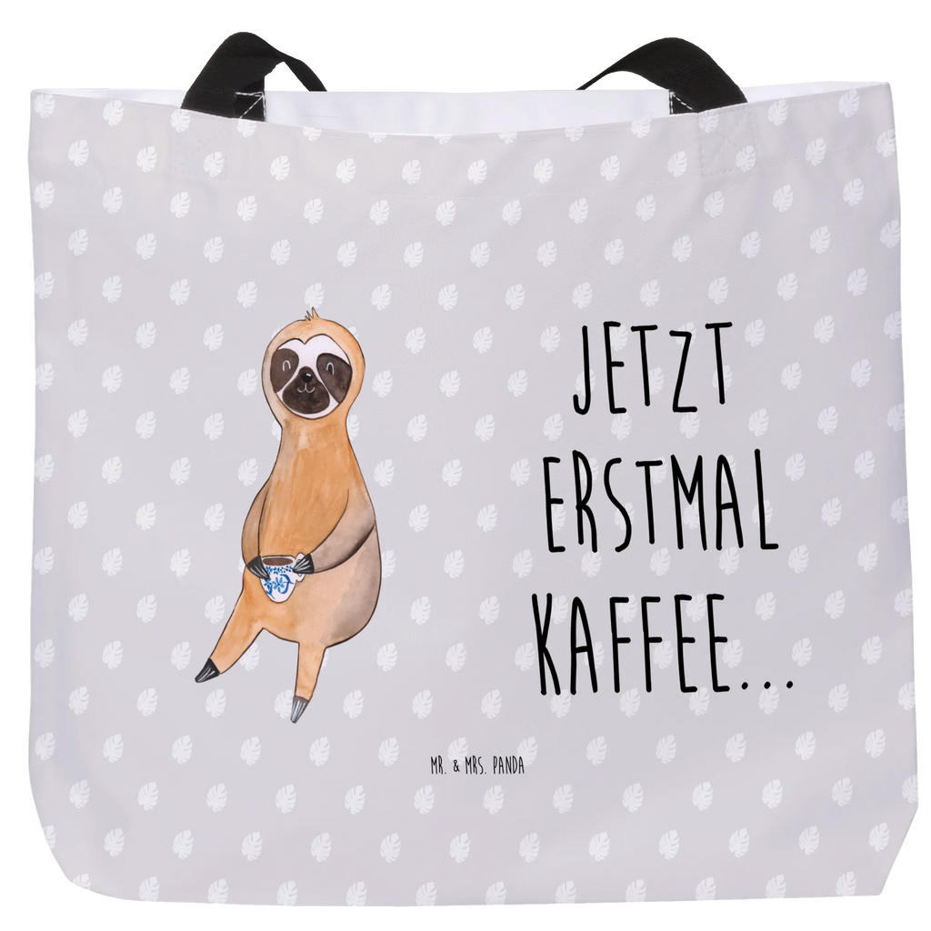 Shopper sloth Coffee XXL Tasche, Tüte, Tragebeutel, Einkaufsbeutel, XL, Stofftasche, Ausflug, Freizeittasche, Schultertasche, Shopper, Schulbeutel, Einkaufstasche, Schultasche, Alltagstasche, Strandtasche, Beutel, Faultier, Faultier Geschenk, Faultier Deko, Genießer, Faultiere, Morgenmuffel, Kaffeetasse, Coffee, Erster Kaffee, faul, Kaffeegetränk, Kaffee, Lieblingstier, Frühaufsteher