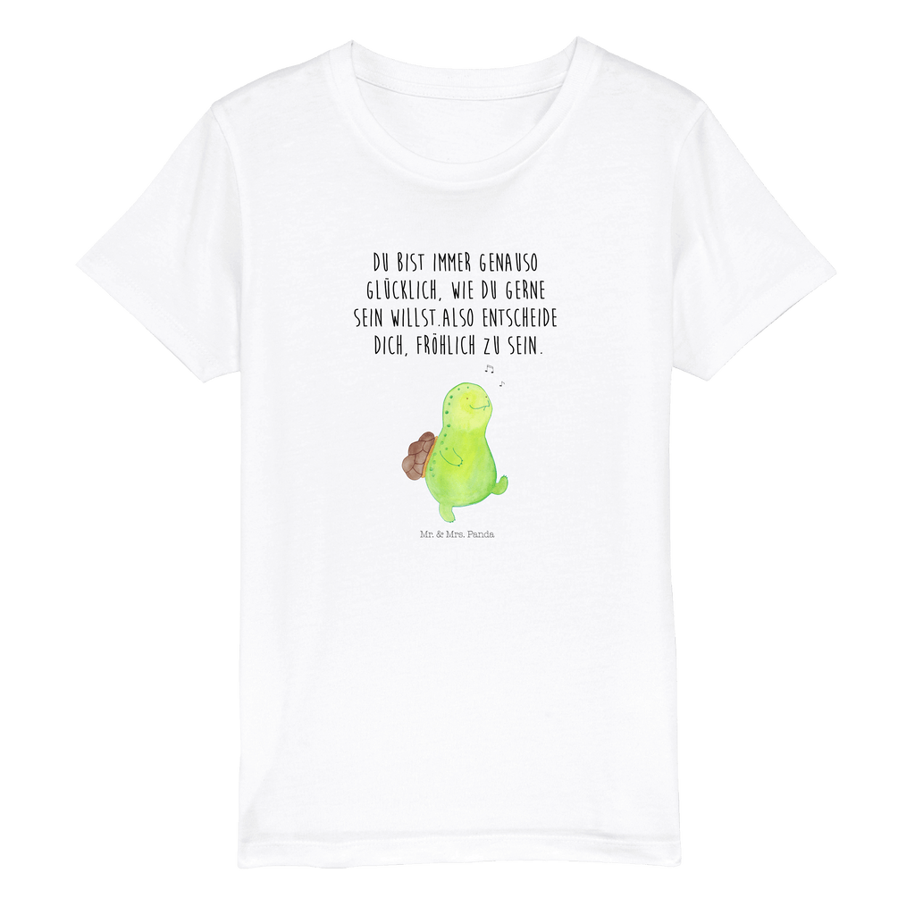 Organic Kinder T-Shirt Schildkröte Pfeifen Kinder T-Shirt, Kinder T-Shirt Mädchen, Kinder T-Shirt Jungen, Schildkröte, Schildi, Schildkröten, fröhlich, Glück, Motivation, Lebensfreude, Depression, Trennung, Neuanfang