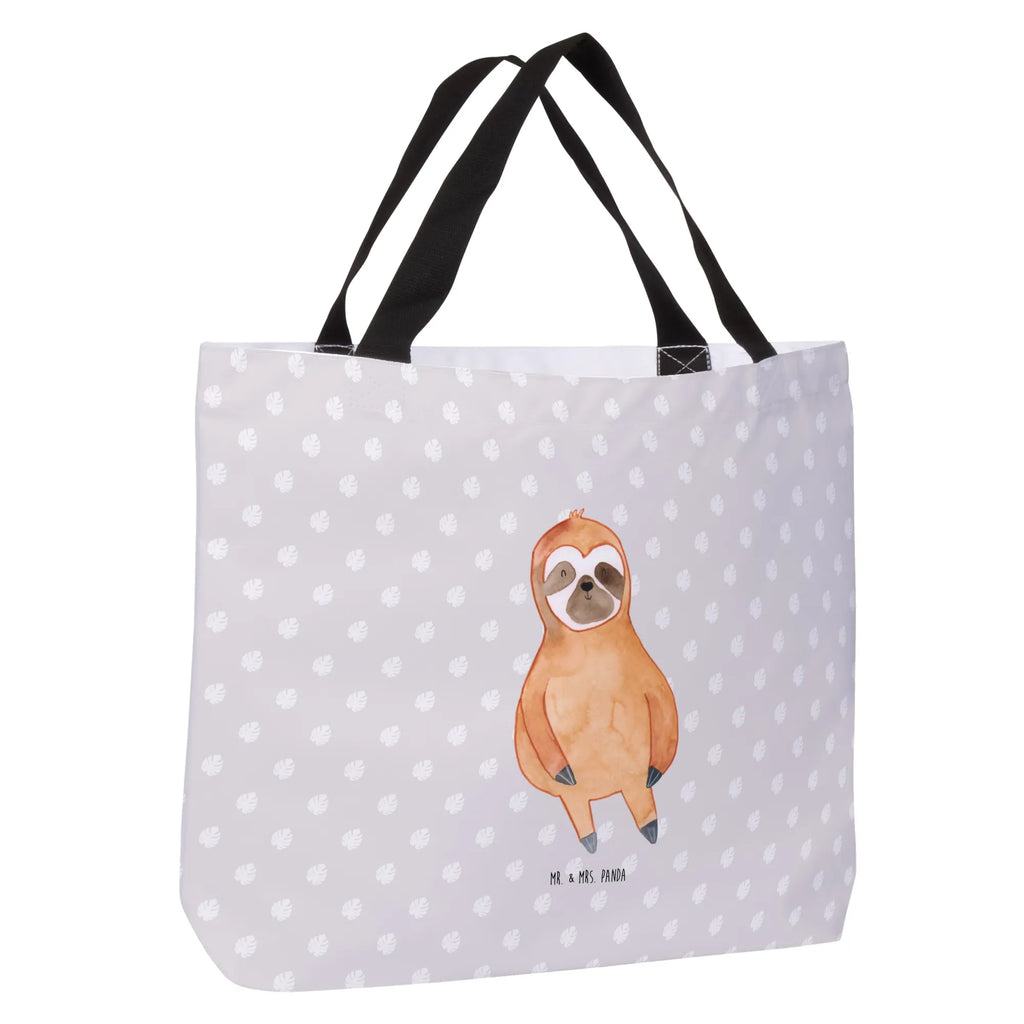 Shopper sloth Satisfied Beutel, Schultertasche, XL, Tüte, Shopper, Ausflug, Freizeittasche, Stofftasche, Einkaufsbeutel, Tragebeutel, Schultasche, Schulbeutel, Strandtasche, Einkaufstasche, XXL Tasche, Alltagstasche, Faultier, Faultier Geschenk, Faultier Deko, Lieblingstier, Frieden, Zufriedenheit, Glück, Faultiere, Ruhe, glücklich, Gelassenheit, Relaxen, Pause, faul, Happy, Zufrieden
