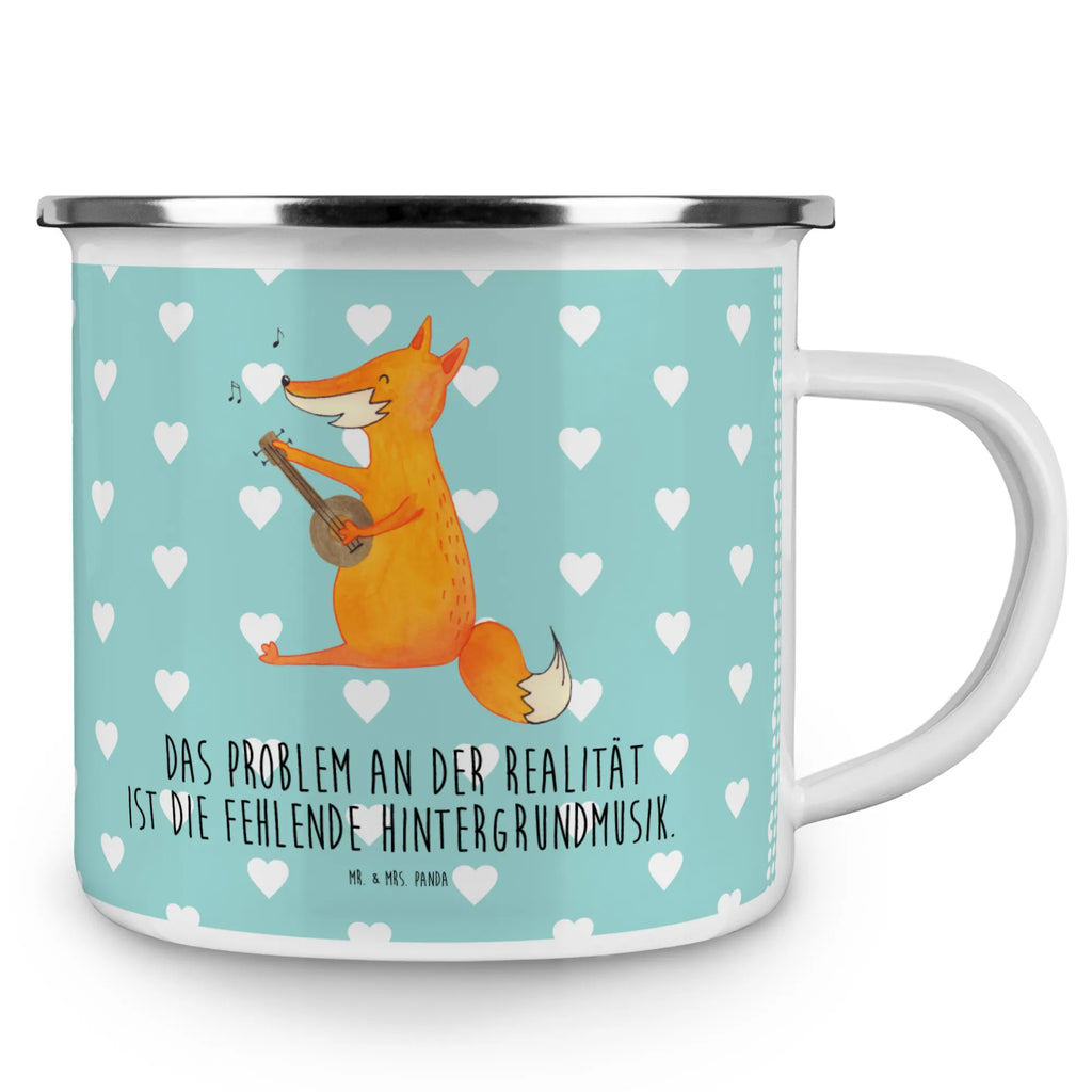 Enamel camping mug Fox guitar tin coffee cup, bushcraft mug, camping mug, lightweight camping mug, adventure mug, enamel camping cup, metal camping mug, enamel mug, camping metal cup, camper mug, backpacking mug, travel mug, campfire mug, enamel drinking mug, metal cup, outdoor cup, stainless steel drinking cup, steel mug for camping, camp coffee mug, hiking mug, fox, foxes, forest wildlife, clever as a fox, animal lover, guitar, music saying, Fox, gift musician, musician, singer