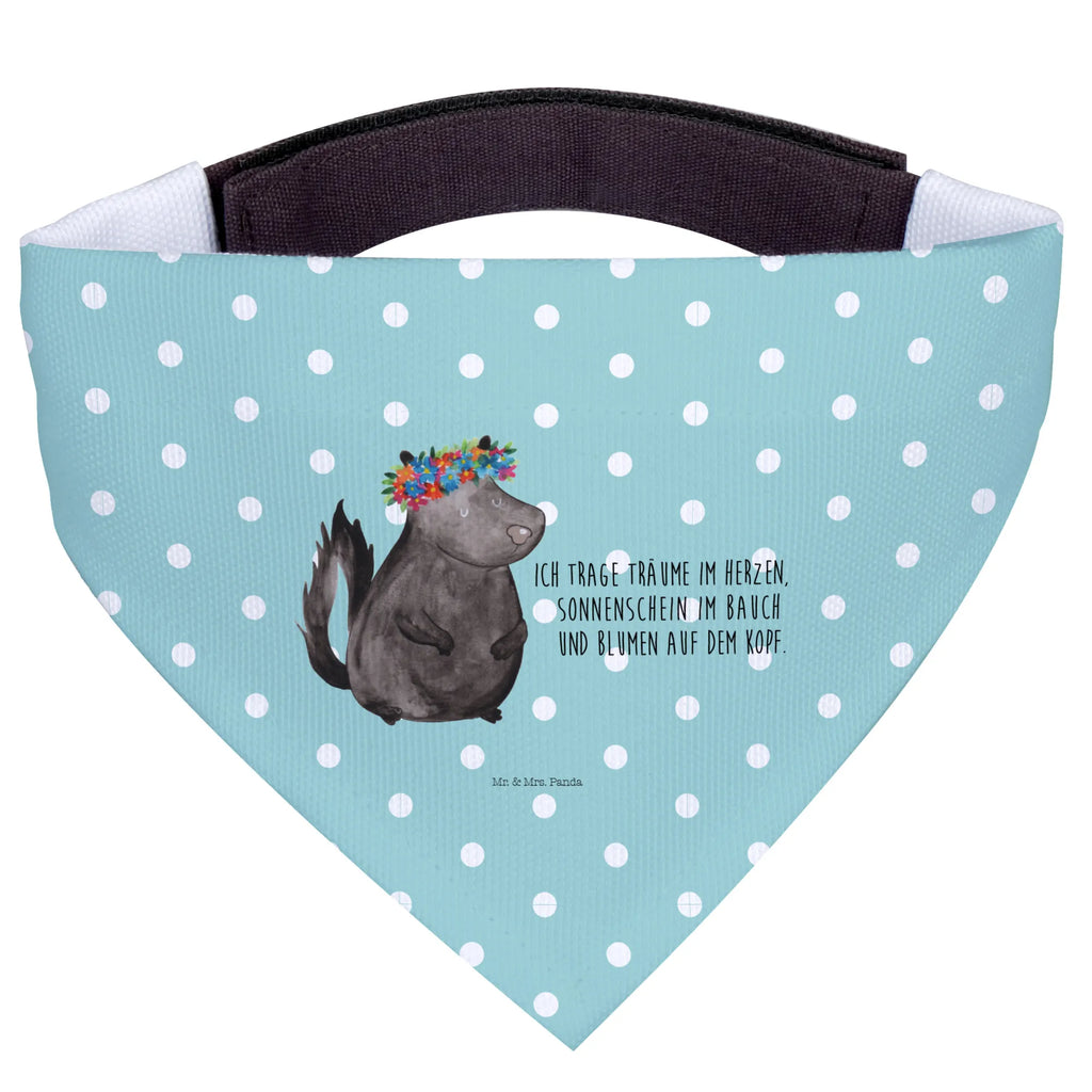 Dog neckerchief skunk Girl Halstuch, Hundehalstuch, Tuch, Kleine Hunde, Hunde, Skunk, Stinktier, Wildtier, Stinki, Stinker, Raubtier, Namaste, Yoga