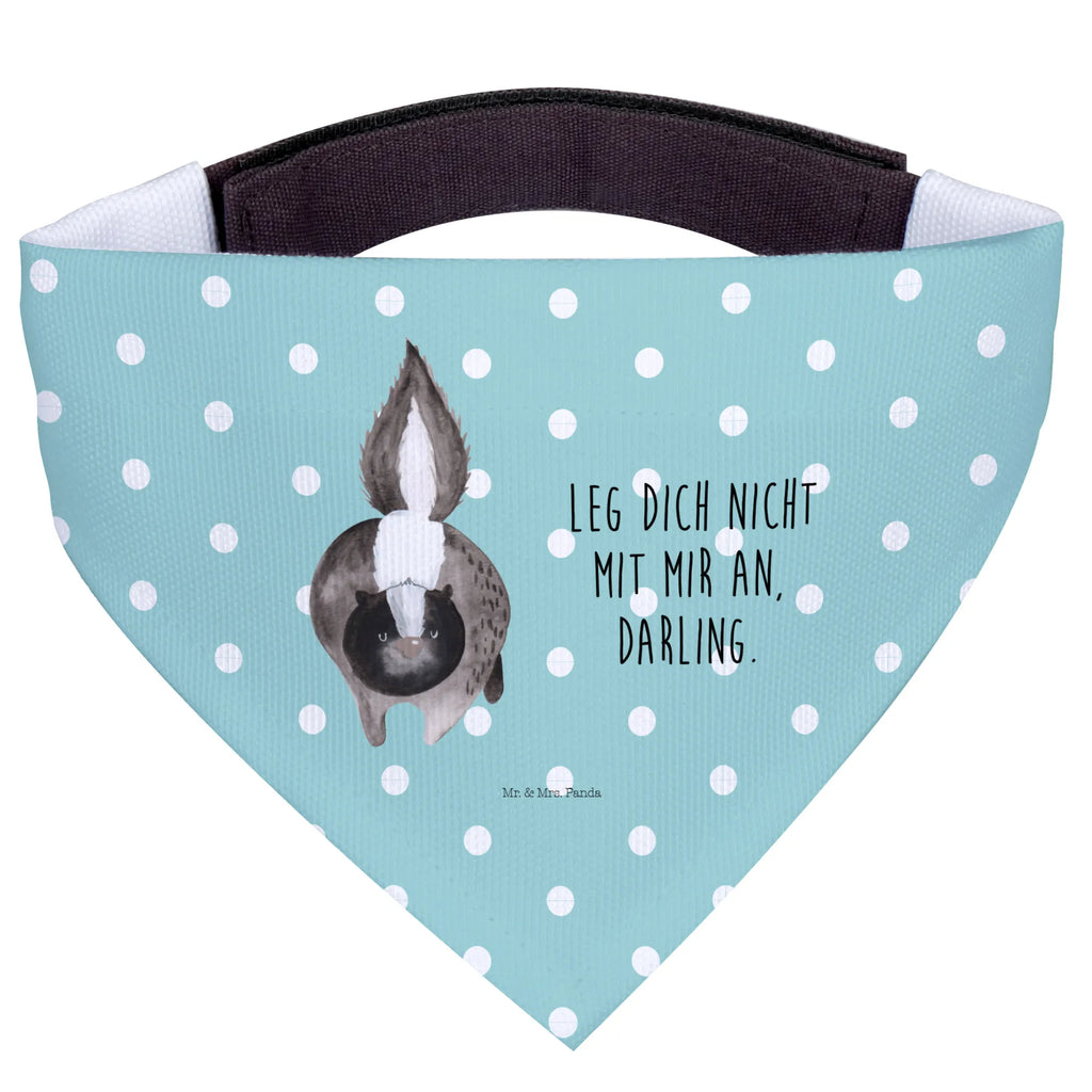 Chusta na szyję dla psa L skunks atak Hunde, Kleine Hunde, Tuch, Halstuch, Hundehalstuch, Skunk, Stinktier, Drohung, Stinker, Stinki, Raubtier, wütend, Wildtier