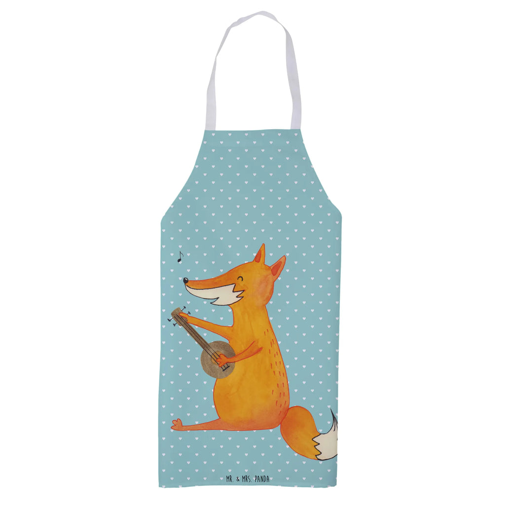 Apron Fox guitar apron, Cooking, grill apron, baking, baking apron, kitchen apron, cooking apron, fox, foxes, forest wildlife, clever as a fox, animal lover, music saying, musician, Fox, gift musician, singer, guitar