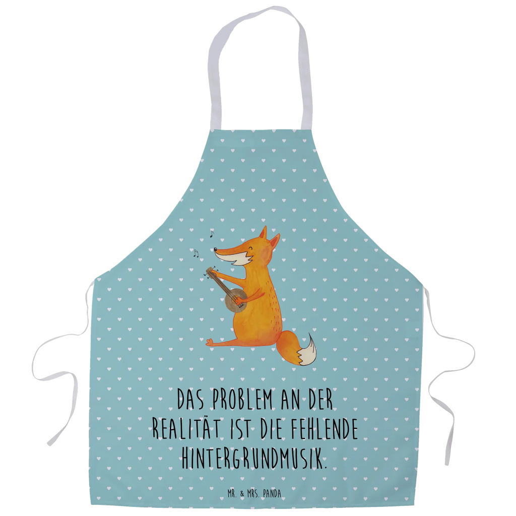 Apron Fox guitar apron, Cooking, grill apron, baking, baking apron, kitchen apron, cooking apron, fox, foxes, forest wildlife, clever as a fox, animal lover, music saying, musician, Fox, gift musician, singer, guitar