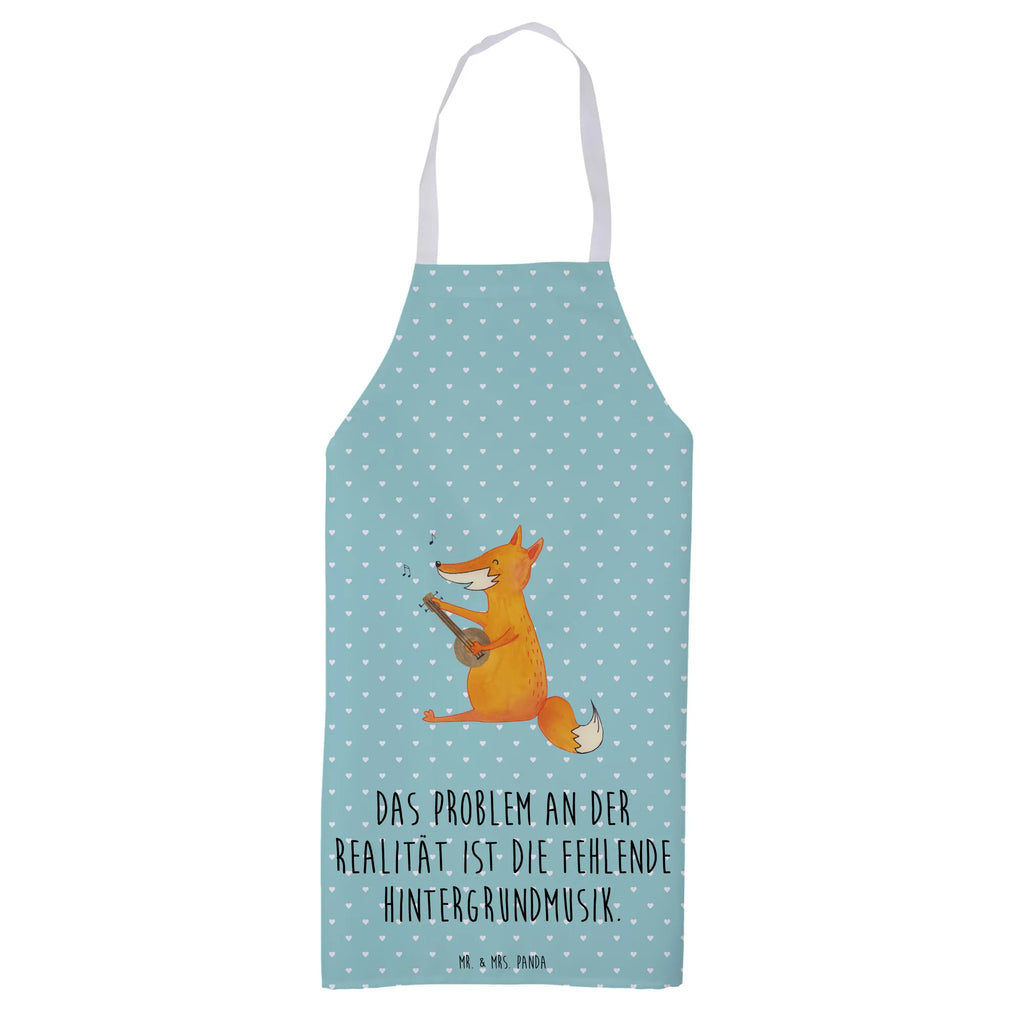 Apron Fox guitar apron, Cooking, grill apron, baking, baking apron, kitchen apron, cooking apron, fox, foxes, forest wildlife, clever as a fox, animal lover, music saying, musician, Fox, gift musician, singer, guitar