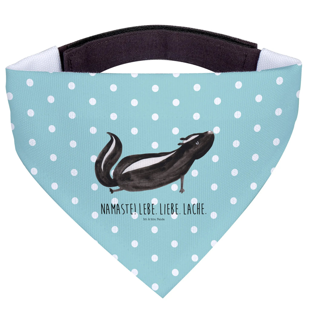 Chusta na szyję dla psa L skunks Joga Halstuch, Hunde, Kleine Hunde, Tuch, Hundehalstuch, Skunk, Stinktier, Stinker, Raubtier, Stinki, Lebe, Lache, Liebe, Yoga, Wildtier, Namaste
