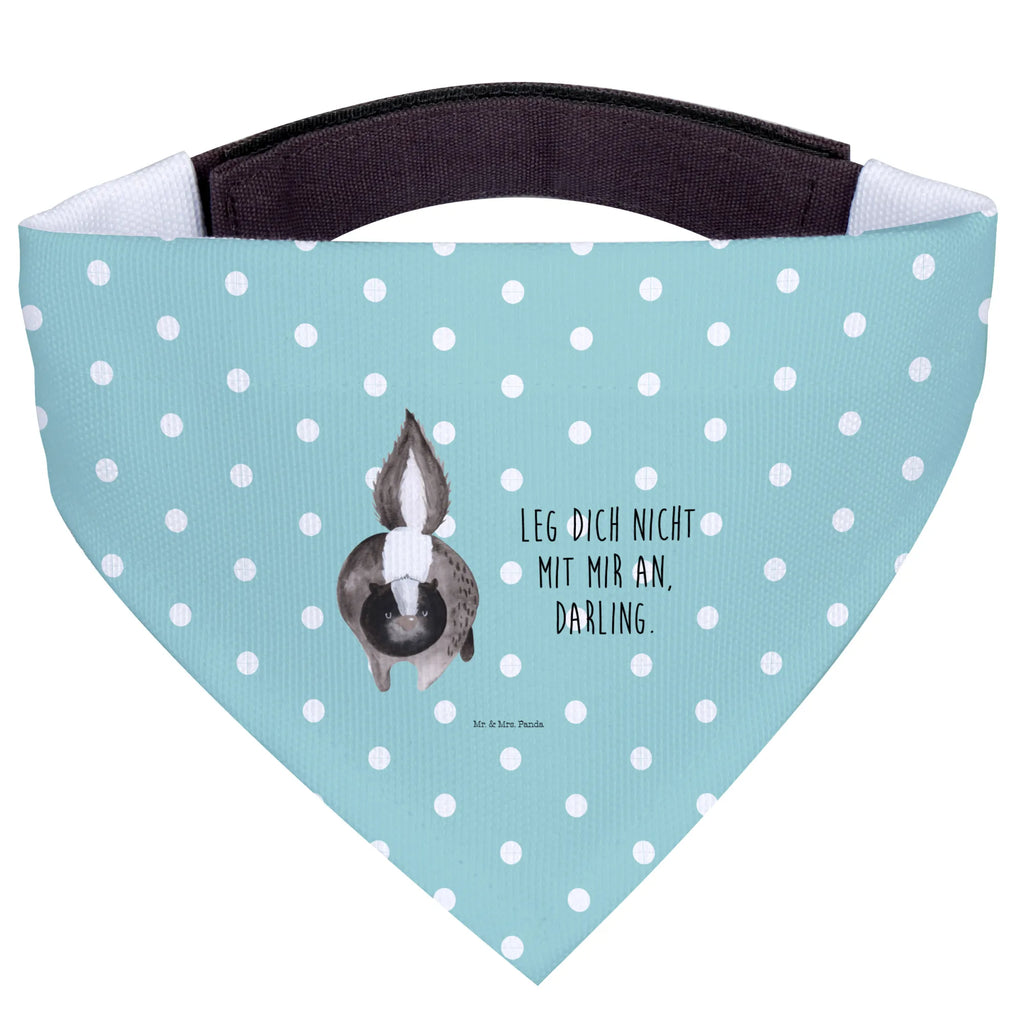 Chusta na szyję dla psa L skunks atak Hunde, Kleine Hunde, Tuch, Halstuch, Hundehalstuch, Skunk, Stinktier, Drohung, Stinker, Stinki, Raubtier, wütend, Wildtier