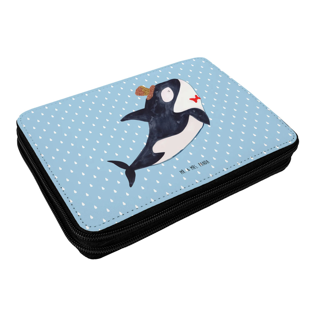 Leather folder orca cylinder Stifte Etui, Federmäppchen, Schreibetui, Bleistiftetui, Schüleretui, Stifteetui, Zeichenetui, Schlampermäppchen, Buntstiftetui, Federmappe Set, Stiftebeutel, Schulmäppchen, Schreibmappe, Schuletui, Buntstiftmäppchen, Mäppchen, Federtasche, Bleistift Etui, Etui für Stifte, Farbstiftetui, Malmappe, Stiftetasche, Stiftemappe, Meer, Urlaub, Meerestiere, Feier, Glitter, Glückwunsch, Fest, Glitzer, Fete, Konfetti, Geburtstag, Narwal, Orca