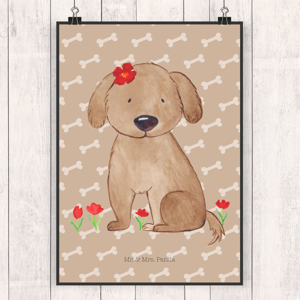 Plakat pies Dama Wanddeko, Handgemaltes Poster, Wandposter, Küchenposter, Wanddeko Bild, Poster, Wanddekoration, Raumdekoration, Posterdruck, Kinderposter, Designposter, Kunstdruck, Mr. & Mrs. Panda Poster, Bild, Hund, Hundemotiv, Haustier, Hunderasse, Tierliebhaber, Hundebesitzer, Sprüche, Hundeglück, Hundeliebe, Liebe, Frauchen, Hunde