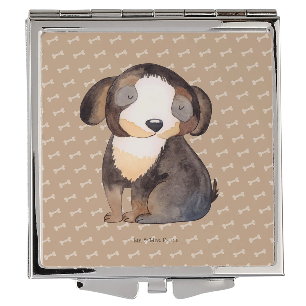 Handbag mirror Dog Relax handbag, mirror, square, make-up mirror, make up, silver, dog, mutt, hound, woof, dog mama, dog breed, love dogs, love for dogs, dog decorative items, bag with dog print, funny gifts for dog owners, what do you give a dog lover, Christmas gifts for dogs, gifts for dogs, dog sayings, Dog, black dog, dog happiness, love, dog love