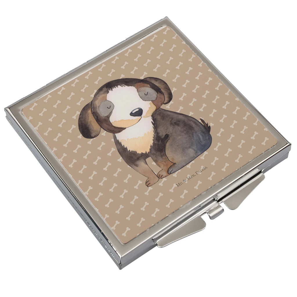 Handbag mirror Dog Relax handbag, mirror, square, make-up mirror, make up, silver, dog, mutt, hound, woof, dog mama, dog breed, love dogs, love for dogs, dog decorative items, bag with dog print, funny gifts for dog owners, what do you give a dog lover, Christmas gifts for dogs, gifts for dogs, dog sayings, Dog, black dog, dog happiness, love, dog love