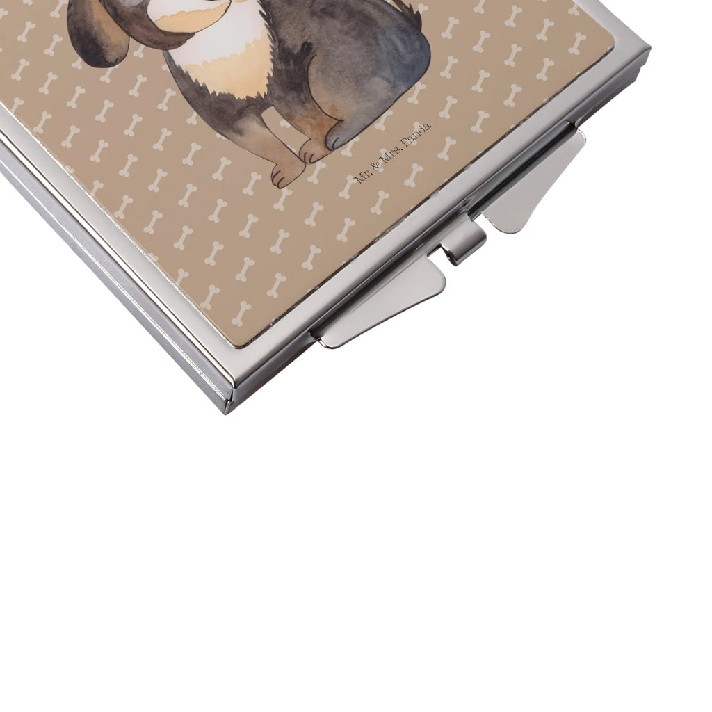 Handbag mirror Dog Relax handbag, mirror, square, make-up mirror, make up, silver, dog, mutt, hound, woof, dog mama, dog breed, love dogs, love for dogs, dog decorative items, bag with dog print, funny gifts for dog owners, what do you give a dog lover, Christmas gifts for dogs, gifts for dogs, dog sayings, Dog, black dog, dog happiness, love, dog love