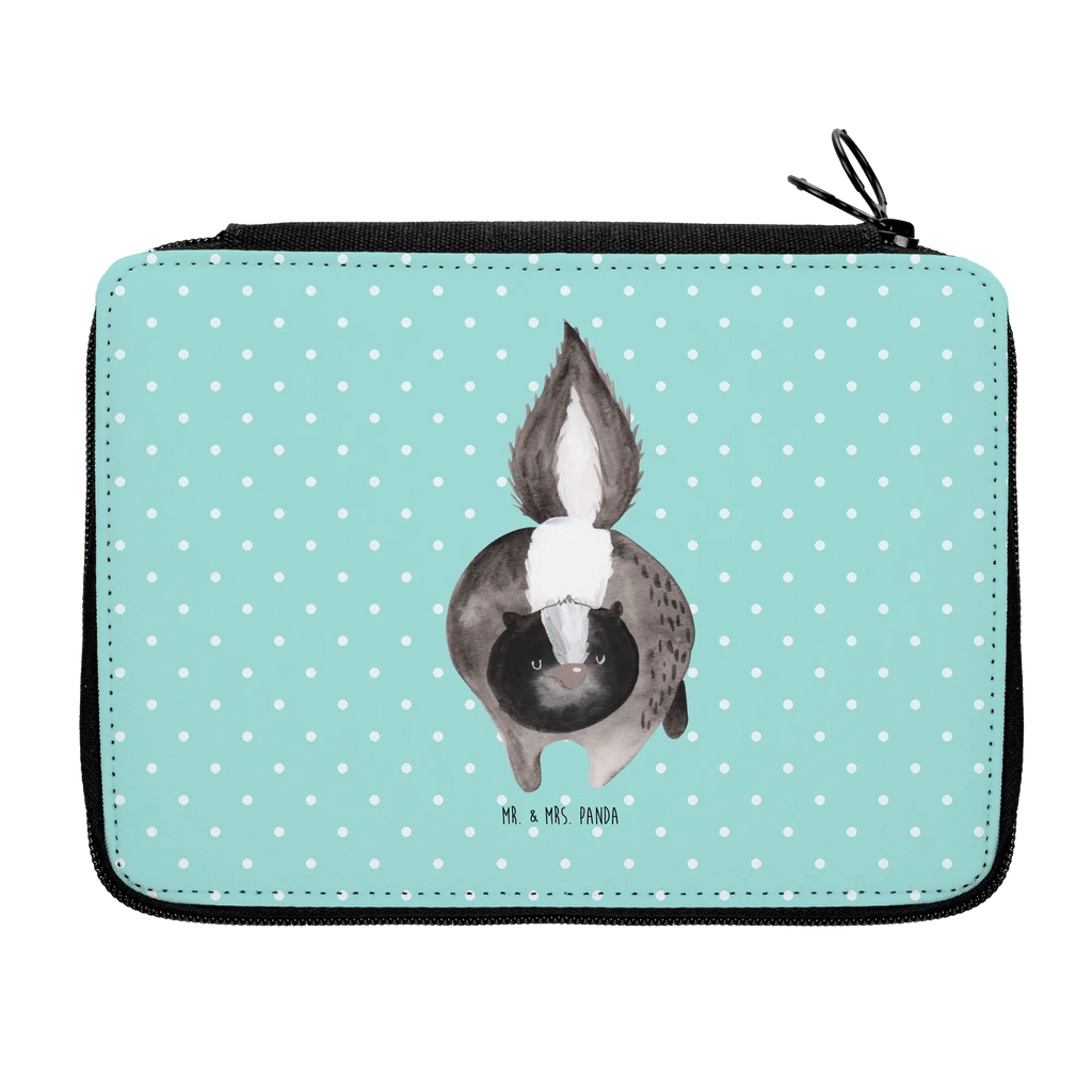 Leather folder skunk attack Kind, Federmappe Einschulung, Schülerin, Stifterolle, Schule, Stifte Etui, Federmappe, Kinder Federmappe, Federmäppchen bedruckt, Motiv, Geschenk, Schüler, Büro Stifte Etui, Federmäppchen, Stiftetasche, Grundschule, Einschulung, Bestückte Federmappe, Stinktier, Skunk, Raubtier, Drohung, Stinki, Wildtier, Stinker, wütend