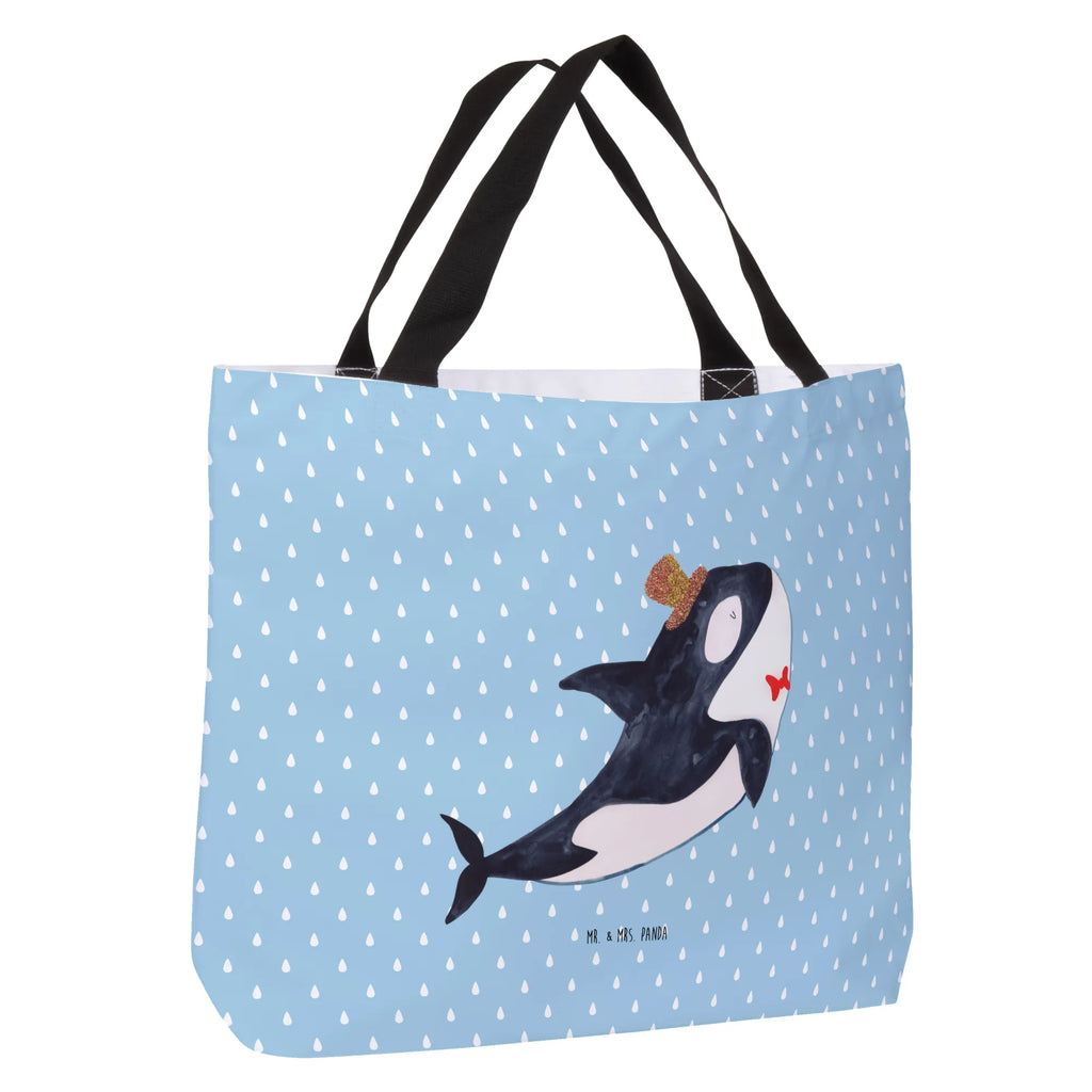 Shopper orca cylinder shopping bag, woman, beach bag, carrier bag, XXL, large, shopper, handle bag, bag, Seafood, aquatic animals, ocean, sea, fish, shells, corals, reef, whale, narwhal, sea urchin, lobster, platypus, turtle, manatee, crocodile, orca, shrimp, gifts for seafood lovers, water world, underwater animals, underwater world, vacation, deep sea, seafood fans, gift ideas, seafood decoration, seafood posters, confetti, birthday, party, congratulations, glitter, celebration, feast