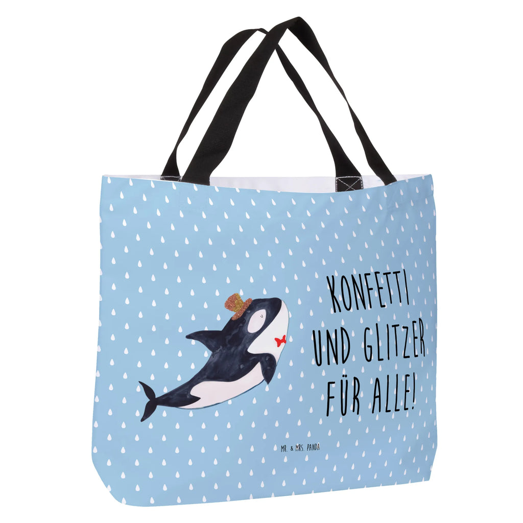 Shopper orca cylinder shopping bag, woman, beach bag, carrier bag, XXL, large, shopper, handle bag, bag, Seafood, aquatic animals, ocean, sea, fish, shells, corals, reef, whale, narwhal, sea urchin, lobster, platypus, turtle, manatee, crocodile, orca, shrimp, gifts for seafood lovers, water world, underwater animals, underwater world, vacation, deep sea, seafood fans, gift ideas, seafood decoration, seafood posters, confetti, birthday, party, congratulations, glitter, celebration, feast