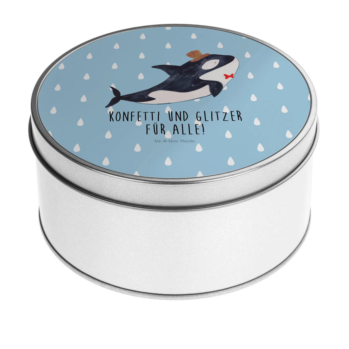 Blechdose rund Orca Zylinder plätzchendosen, runde keksdose, bonbondosen, keksdosen, Aufbewahrungsbehälter, Kaffeedose, Metalldose, geschenkdosen, Runde Blechdose, metalldosen, runde metalldose, Blechdose Rund, schmuckdosen, Vorratsbehälter, Dose, Vorratsdose, runde dosen, zuckerdose, Geschenkdose, Blechdose, zuckerdosen, Keksdose, gebäckdosen, Blechbüchse, Vorratsbox, Metalldose Rund, Vorratsdosen, bonbondose, Erinnerungsbox, runddosen, runde blechdosen, Aufbewahrungsdose, runde keksdosen, gebäckdose, Metallbox, Aufbewahrungsdosen, Teedose, Meer, Urlaub, Meerestiere, Orca, Glitzer, Narwal, Konfetti, Fest, Glückwunsch, Glitter, Fete, Feier, Geburtstag