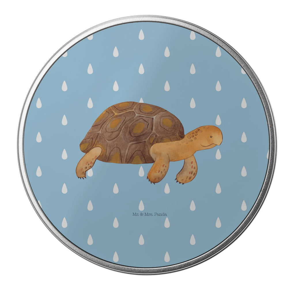 okrągła puszka z blachy Żółw maszerować Zwierzeta morskie, Morze, Wakacje