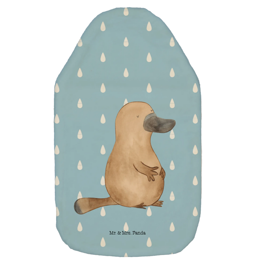 Wärmflasche Schnabeltier Mut Bettflasche, Kleine Wärmflasche, Körnerkissen, Wärmekissen, Kinderwärmflasche, Wärmflasche, Wärmflasche mit Bezug, Wärmflaschenbezug, Meerestiere, Meer, Urlaub, Raodtrip, Lebensweisheit, Schnabeltiere, Motivation, Arbeit, Neuanfang, Mut, Weltreise, Schnabeltier, mutig, Neustart, Büro, Training