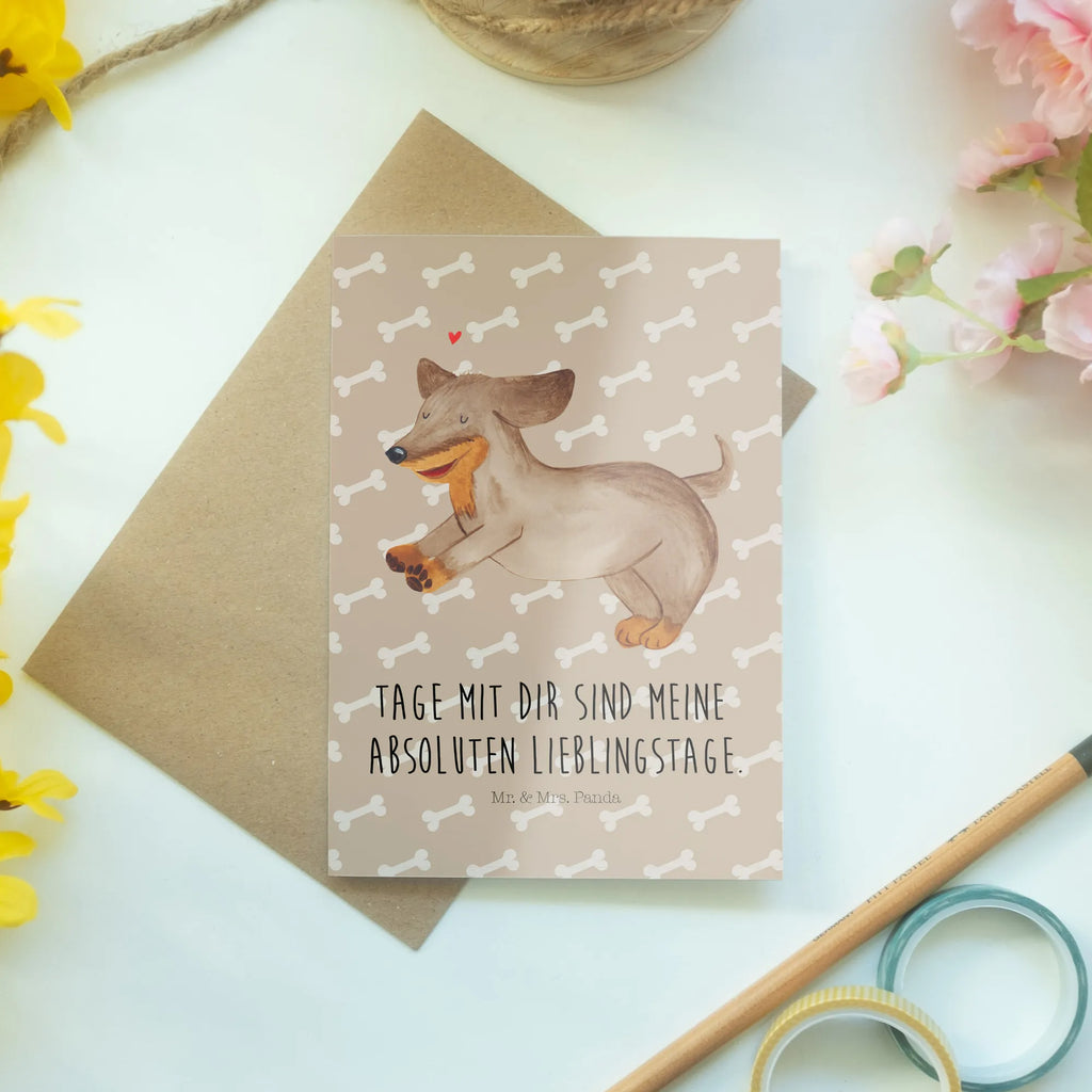 Grußkarte Hund Dackel Einladungskarte, Klappkarte, Glückwunschkarte, Karte, Hochzeitskarte, Geburtstagskarte, Grußkarte, Ansichtskarten, Hund, Hundemotiv, Haustier, Hunderasse, Tierliebhaber, Hundebesitzer, Sprüche, Dachshund, Hunde, Dackel, happy dog