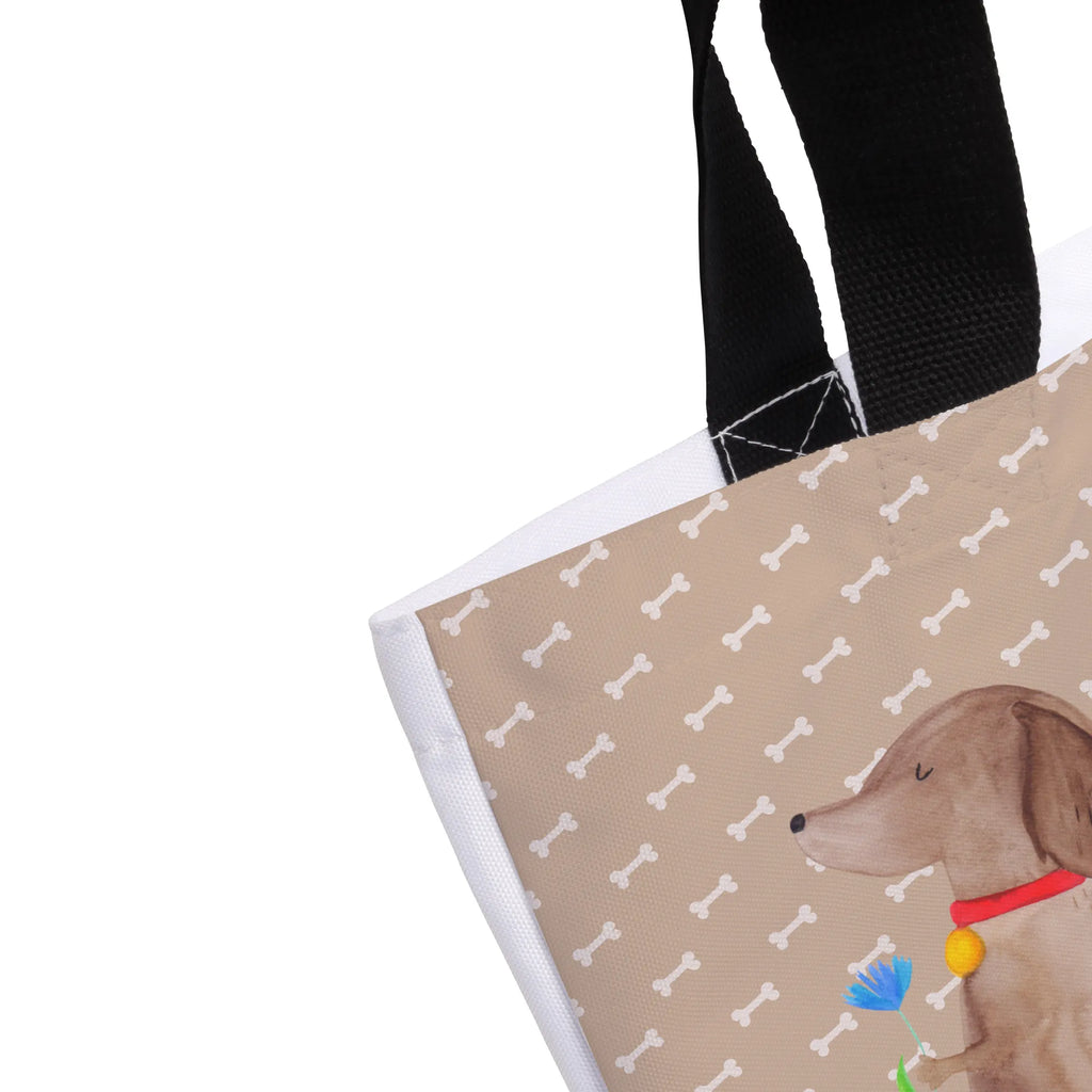 Shopper Dog flower Schultertasche, Shopper, Stofftasche, Freizeittasche, Strandtasche, XXL Tasche, XL, Einkaufstasche, Tüte, Tragebeutel, Schultasche, Schulbeutel, Alltagstasche, Beutel, Einkaufsbeutel, Ausflug, Sprüche, Hund, Hundebesitzer, Hunderasse, Haustier, Hundemotiv, Tierliebhaber, Frauchen, Hunde, Hundeliebe