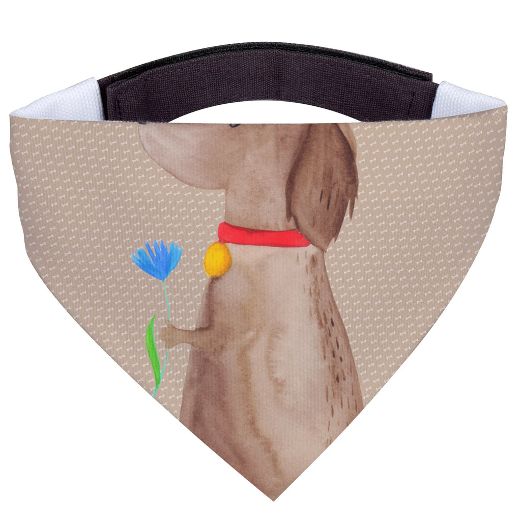 Chusta na szyję dla psa L pies kwiat Tuch, mittel, Halstuch, Hunde, mittelgroße Hunde, Hundehalstuch, Hund, Hundemotiv, Haustier, Hunderasse, Tierliebhaber, Hundebesitzer, Sprüche, Frauchen, Hundeliebe