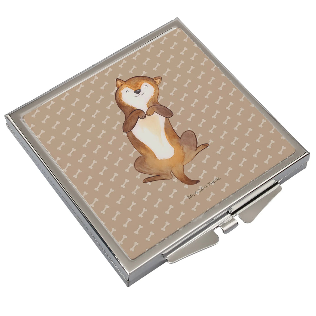 Handbag mirror Dog Stroke silver, make-up mirror, square, handbag, make up, mirror, dog, mutt, hound, woof, dog mama, dog breed, love dogs, love for dogs, dog decorative items, bag with dog print, funny gifts for dog owners, what do you give a dog lover, Christmas gifts for dogs, gifts for dogs, dog sayings, dog puppy, dog love, belly rub, Dog