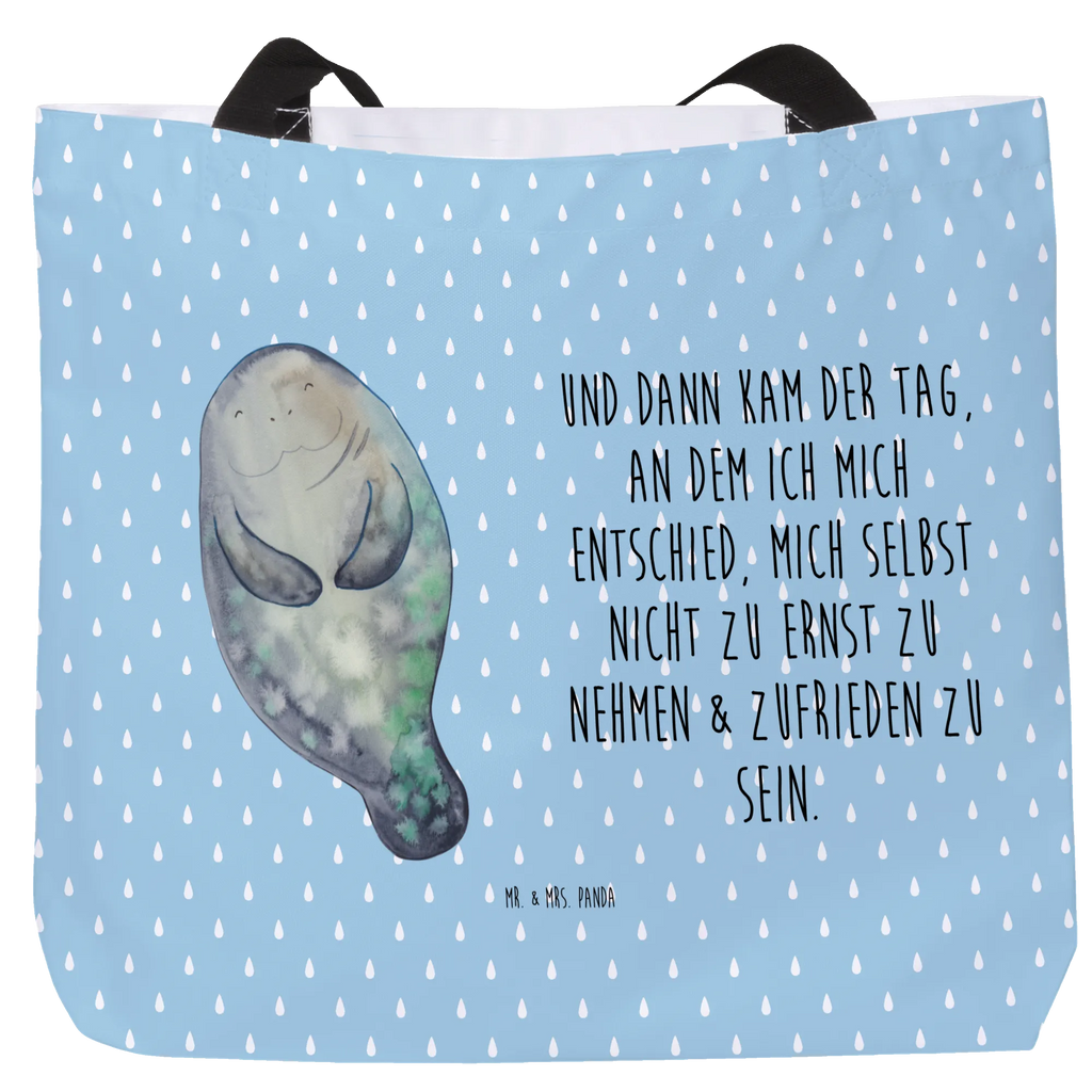 Shopper manatee happy Schultertasche, XXL Tasche, Tüte, Ausflug, Tragebeutel, Freizeittasche, Einkaufsbeutel, XL, Stofftasche, Schultasche, Shopper, Strandtasche, Alltagstasche, Einkaufstasche, Beutel, Schulbeutel, Urlaub, Meer, Meerestiere, Freundin, Neustart, Seekühe, Achtsamkeit, Liebeskummer, Selbstliebe, Zufrieden, Respekt, Seekuh, Neuanfang