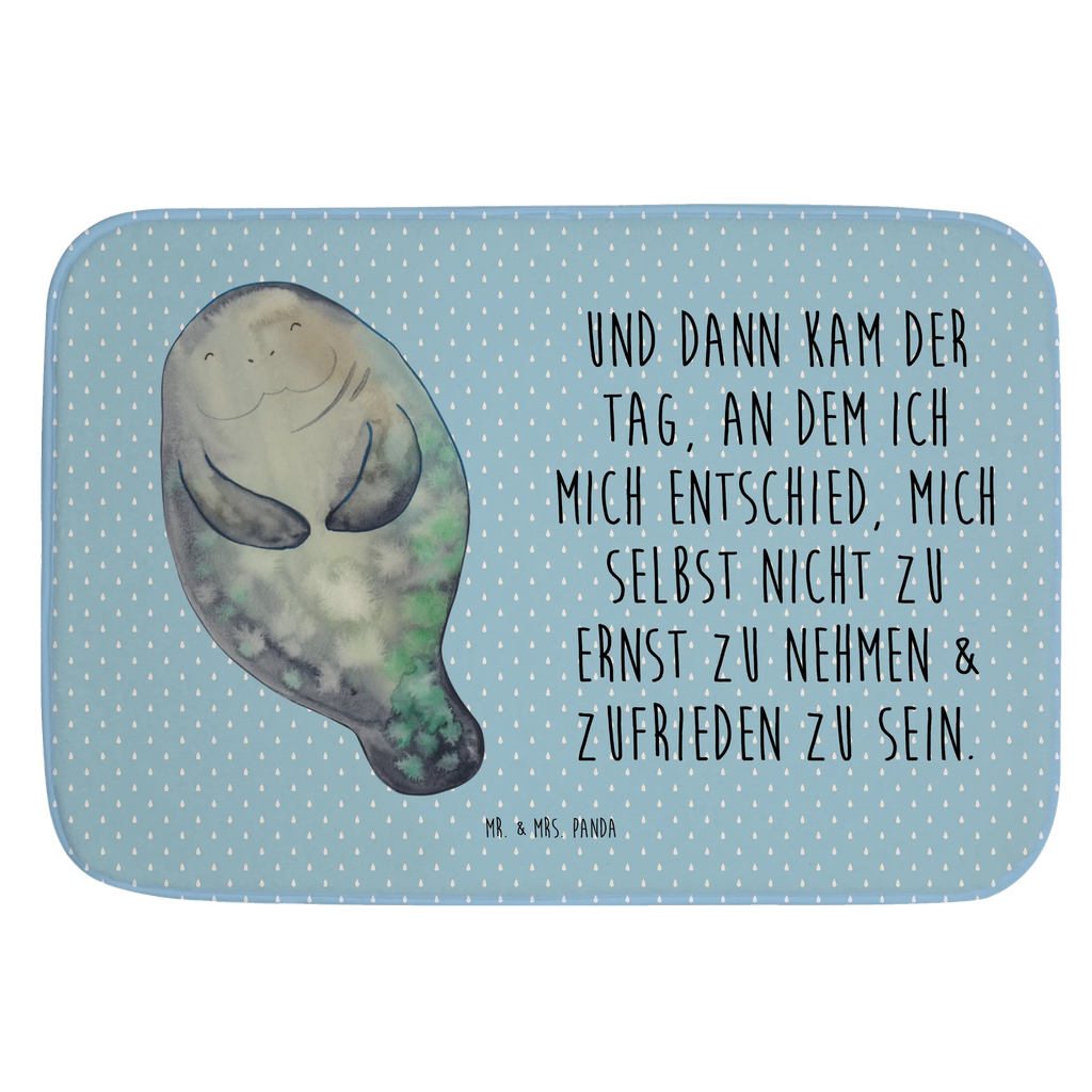 Bath mat manatee happy Shower mat, Bath mat, non-slip, Bath rug, Seafood, aquatic animals, ocean, sea, fish, shells, corals, reef, whale, narwhal, sea urchin, lobster, platypus, turtle, manatee, crocodile, orca, shrimp, gifts for seafood lovers, water world, underwater animals, underwater world, vacation, deep sea, seafood fans, gift ideas, seafood decoration, seafood posters, New beginning, Girlfriend, Lovesickness, Manatee, Carefulness, Satisfaction, Self-love, New start, Manatees, Respect