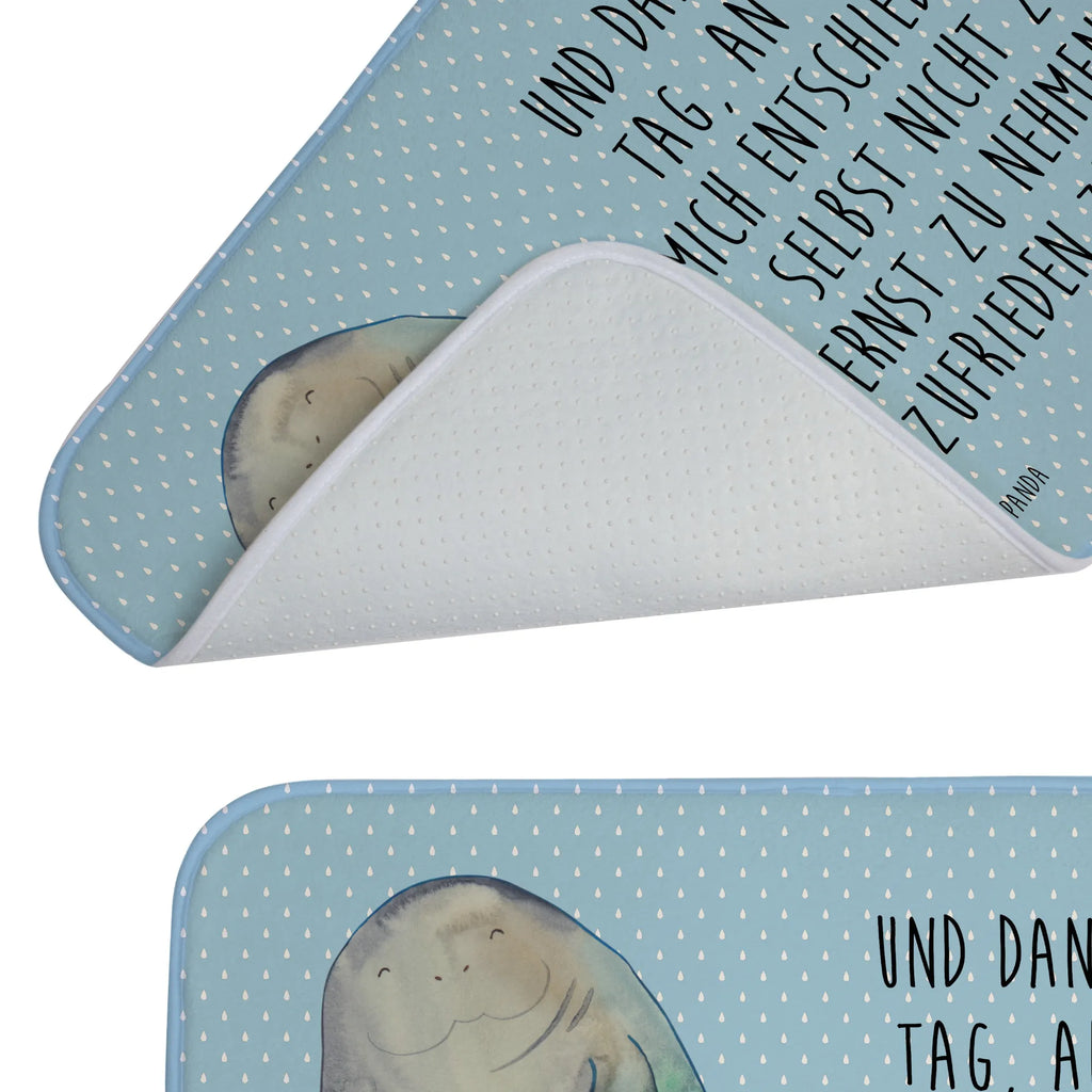 Bath mat manatee happy Shower mat, Bath mat, non-slip, Bath rug, Seafood, aquatic animals, ocean, sea, fish, shells, corals, reef, whale, narwhal, sea urchin, lobster, platypus, turtle, manatee, crocodile, orca, shrimp, gifts for seafood lovers, water world, underwater animals, underwater world, vacation, deep sea, seafood fans, gift ideas, seafood decoration, seafood posters, New beginning, Girlfriend, Lovesickness, Manatee, Carefulness, Satisfaction, Self-love, New start, Manatees, Respect